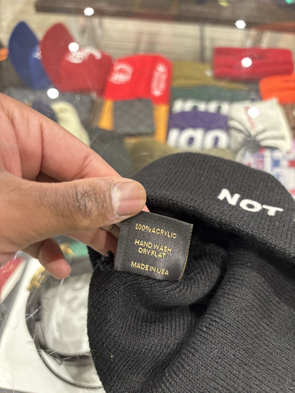 October's Very Own OVO Baka Not Nice Beanie Black Size ONE SIZE - 4 Thumbnail