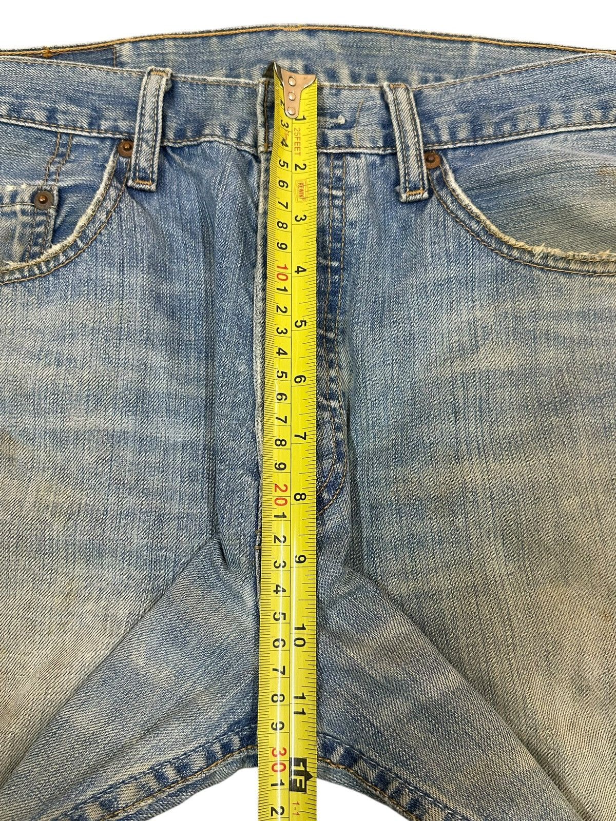 Levi's Vintage 90s Levis 501 Mud Faded Wash Distressed Baggy Jeans Size US 32 / EU 48 - 16 Thumbnail