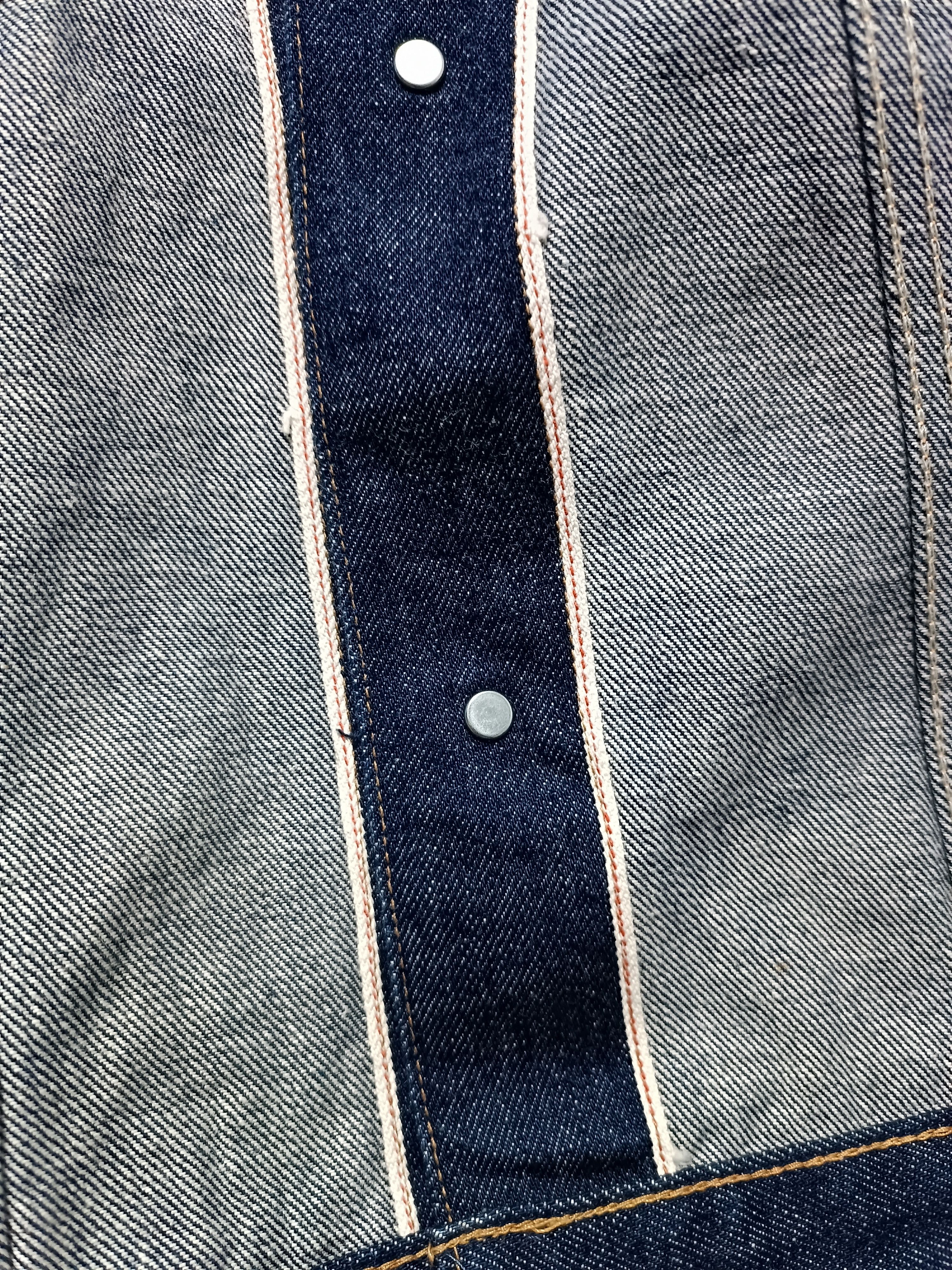 United Arrows Beauty & Youth United Arrow Selvedge Denim Trucker Jacket Size US S / EU 44-46 / 1 - 5 Thumbnail