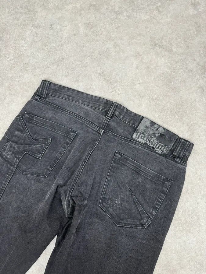 John Galliano 2000s Galliano Propaganda Big Letter Black Jeans Size US 36 / EU 52 - 8 Thumbnail