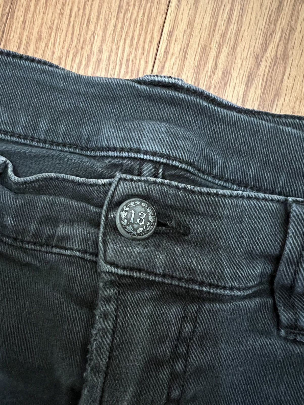 R13 R13 Black Denim Size US 34 / EU 50 - 3 Thumbnail