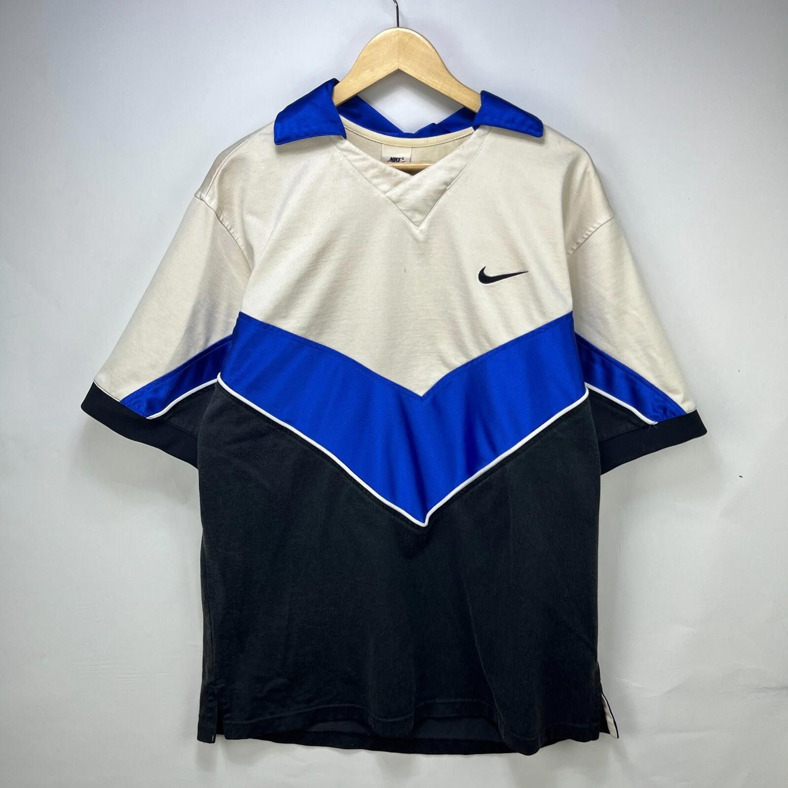Nike Vintage 90s Nike Big Swoosh Basketball Shirt Medium Size US M / EU 48-50 / 2 - 4 Thumbnail