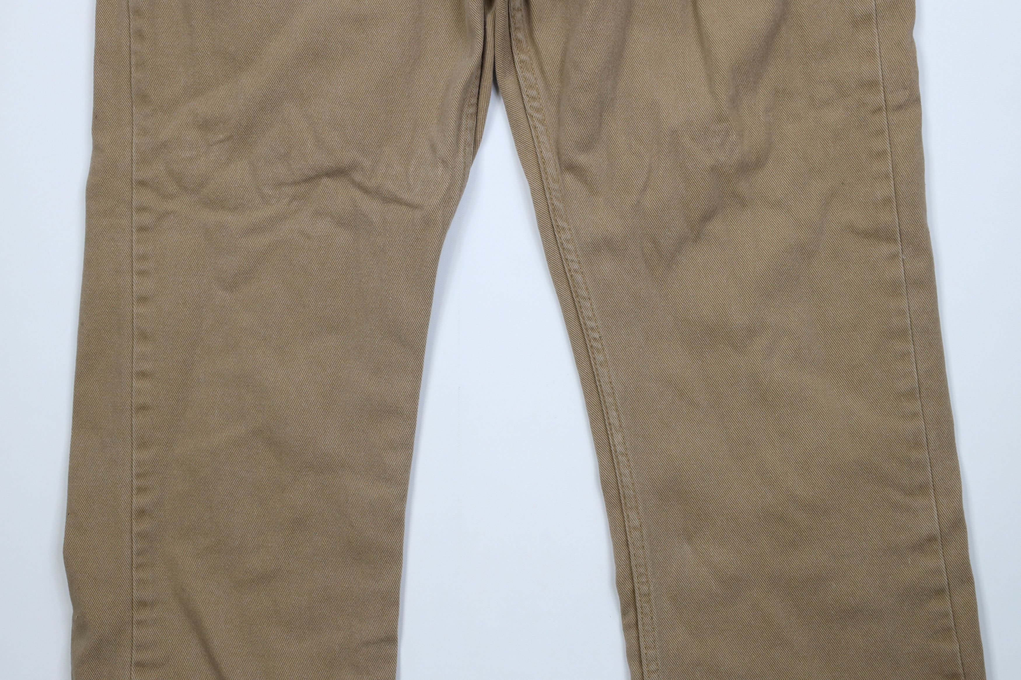 Vintage Vintage Streetwear Heavy Flannel Lined Wide Leg Jeans Beige Size US 38 / EU 54 - 4 Thumbnail