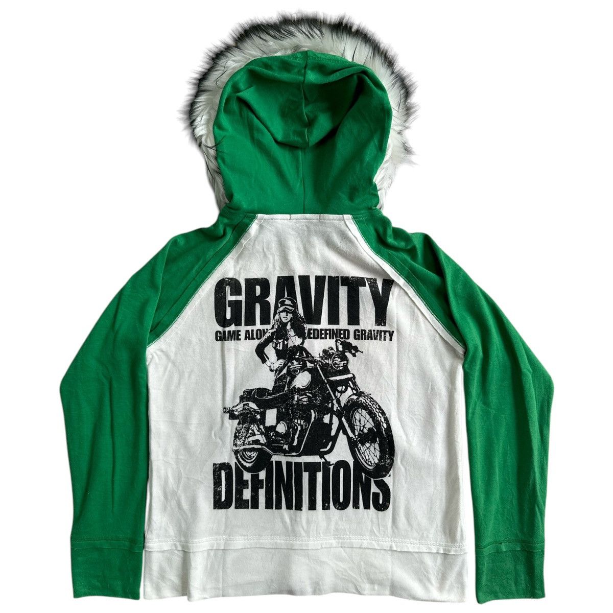 Hysteric Glamour CORNFLAKE GRAVITY POEM Zip Fur Hoodie IFSIXWASNINE LGB STYLE Size US M / EU 48-50 / 2 - 2 Thumbnail