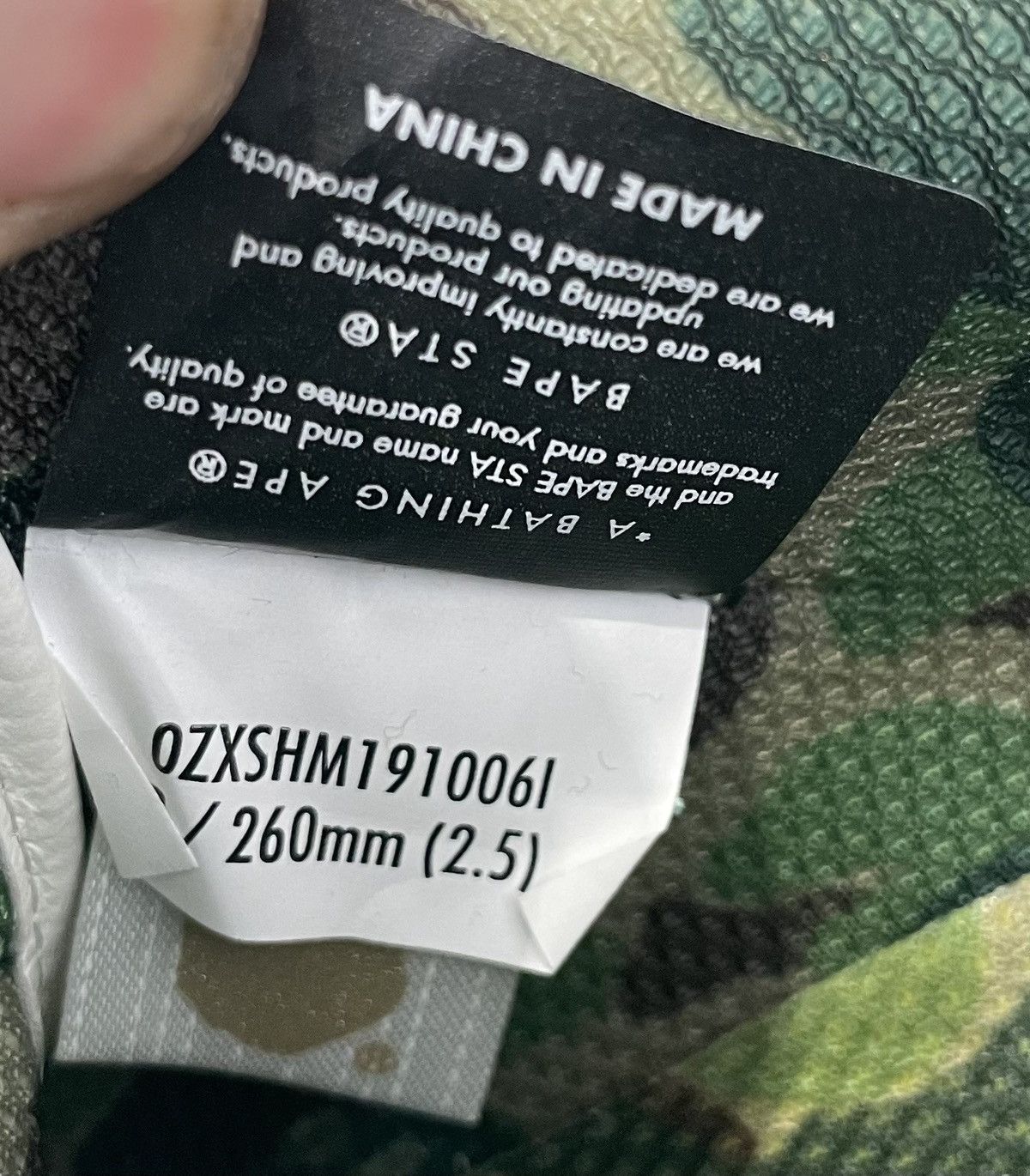 Bape A Bathing Ape Bape SK8 Sta ABC Camo Green (2022) Size US 8 / EU 41 - 20 Thumbnail