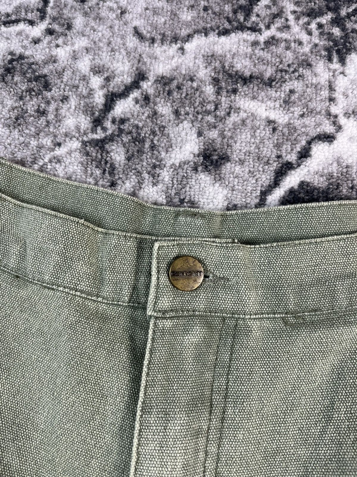 Carhartt Carhartt Green Work Pants Cargo Loose Fit W34 USA Size US 34 / EU 50 - 7 Thumbnail