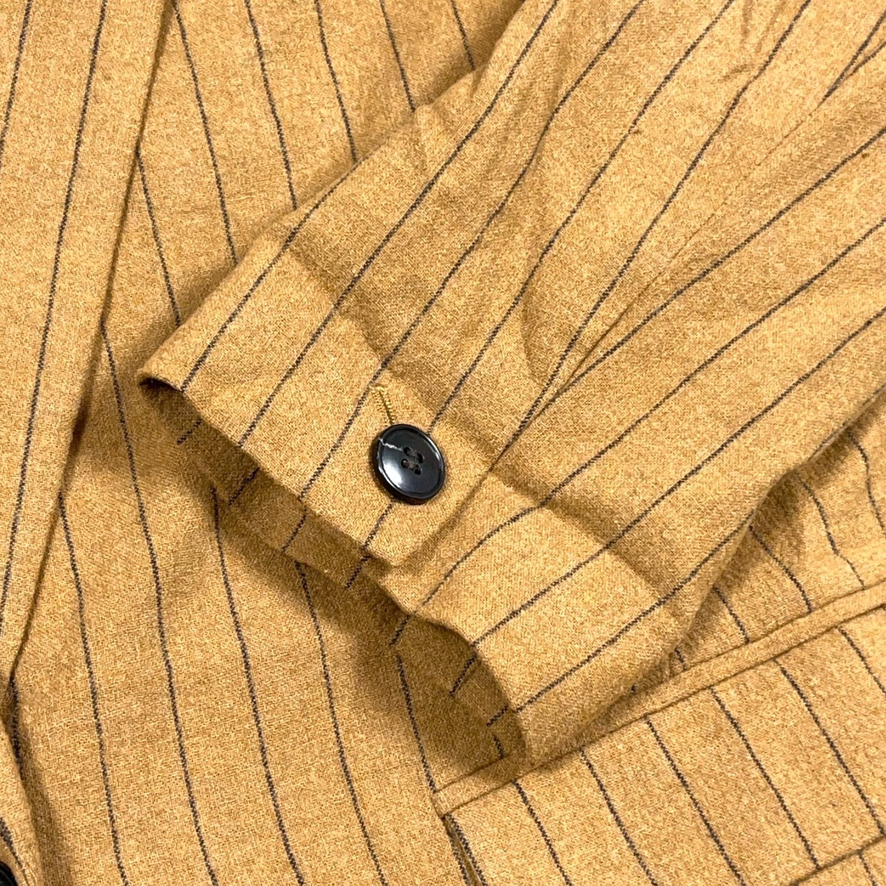 Madewell Madewell Blazer Women Size 2 Wool Brown Plaid Button Front Jacket Coat Unlined Knit Basic 90s Retro Professionals Mens Womens Size XS / US 0-2 / IT 36-38 - 6 Thumbnail