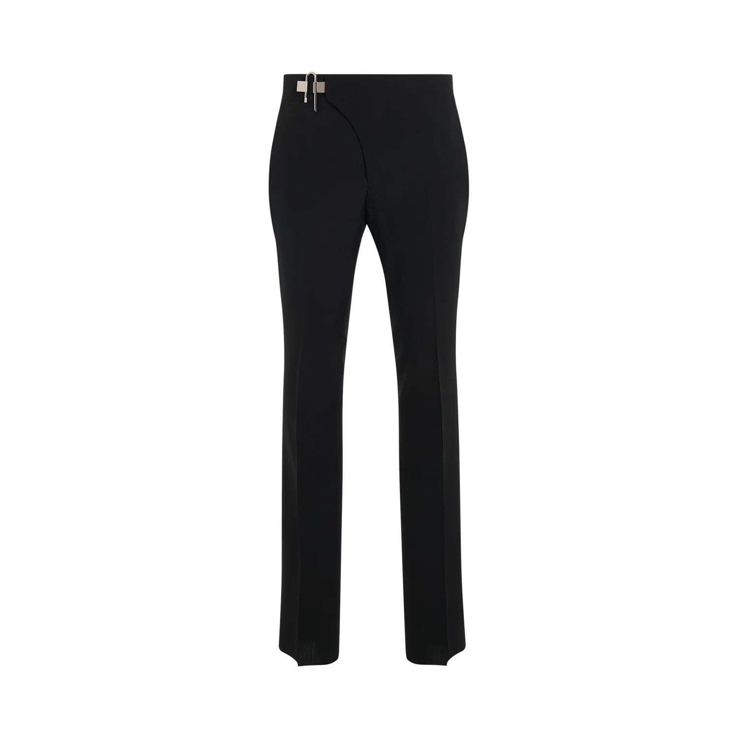 o1mris0824 Slim Fit Pants in Black