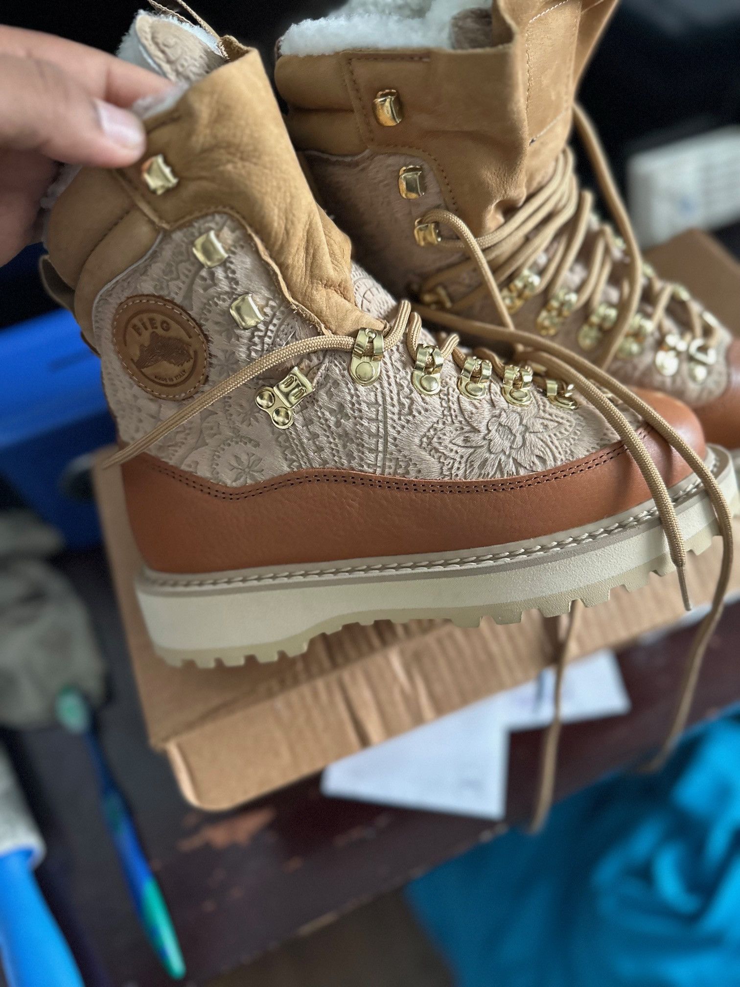 Ronnie Fieg x Diemme Pony Hair Boots