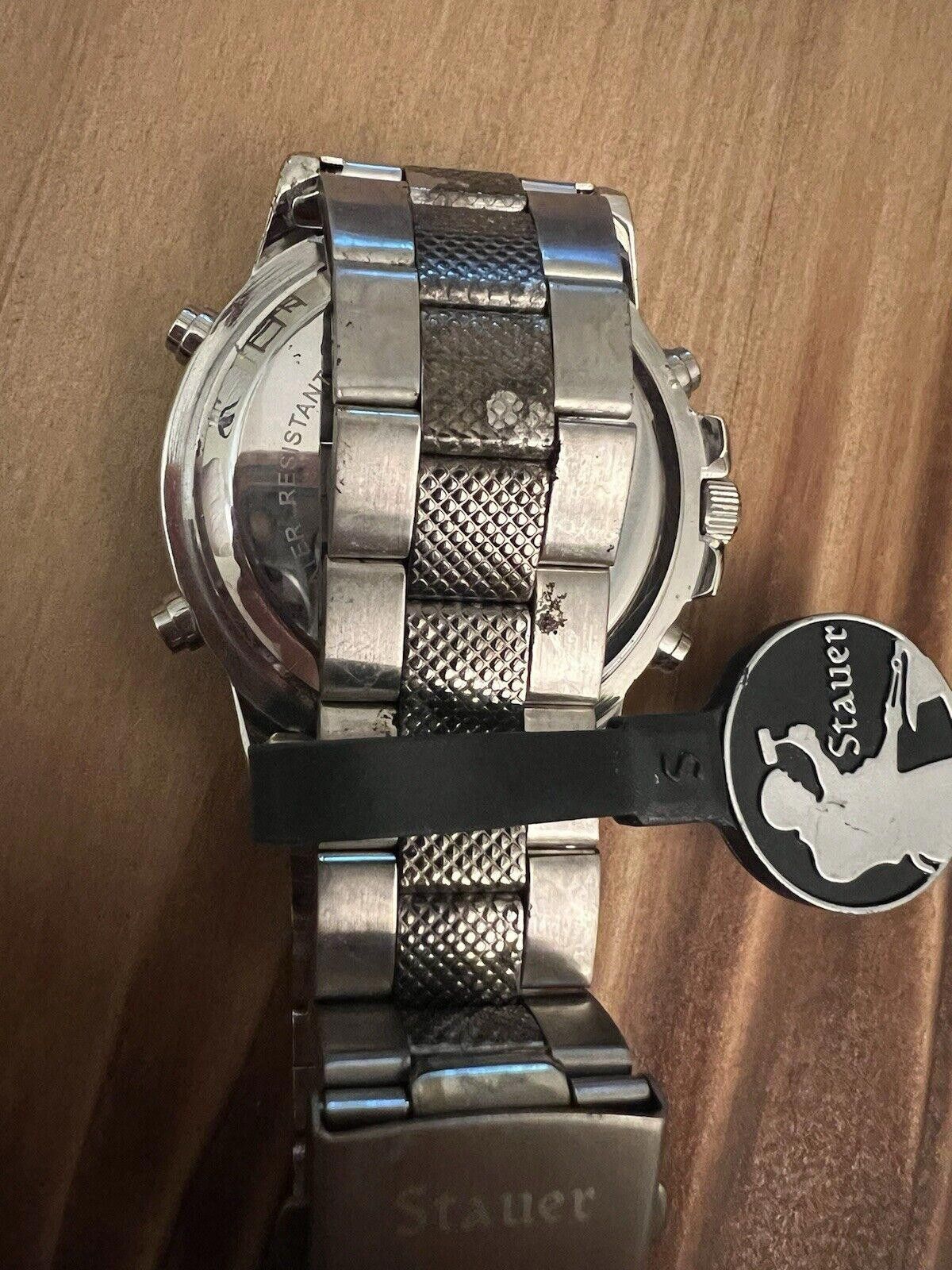 Designer Stauer Tachymeter New Battery Size ONE SIZE - 6 Thumbnail