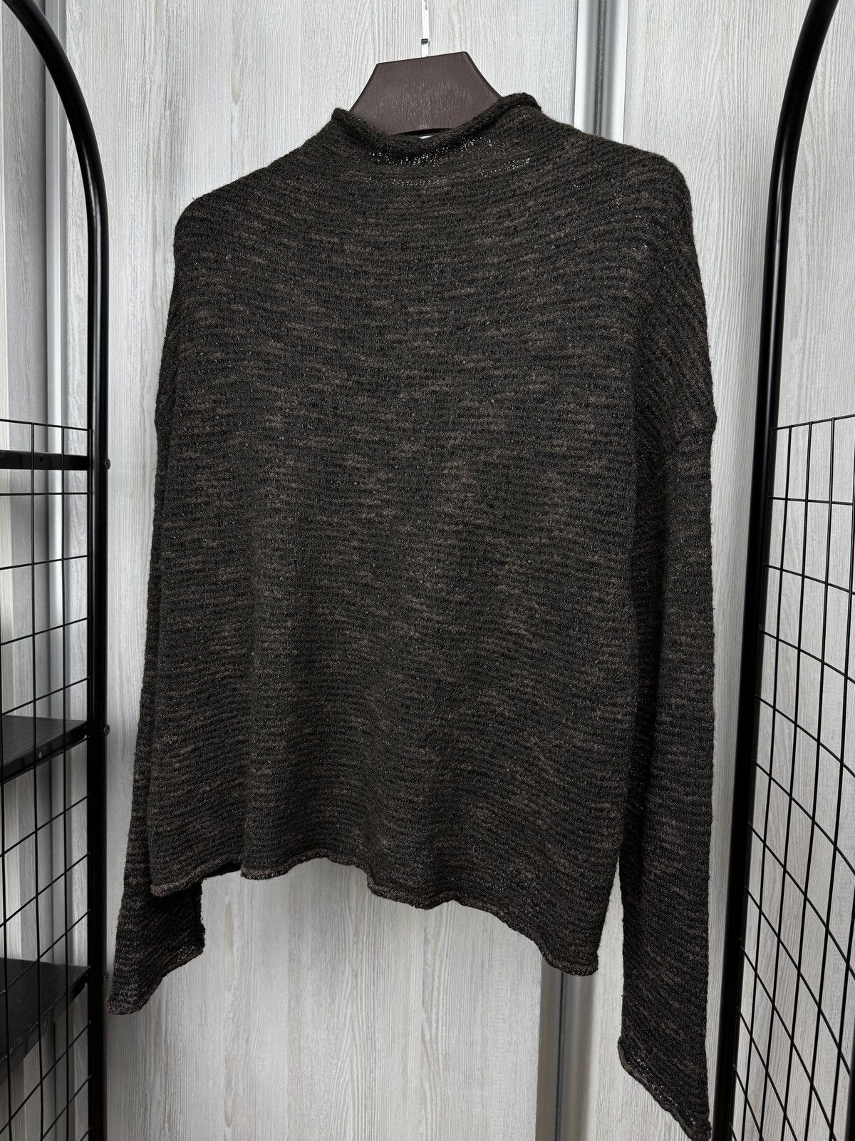 Transit Transit Par-such brown oversized avant garde knitted sweater Size M / US 6-8 / IT 42-44 - 8 Thumbnail