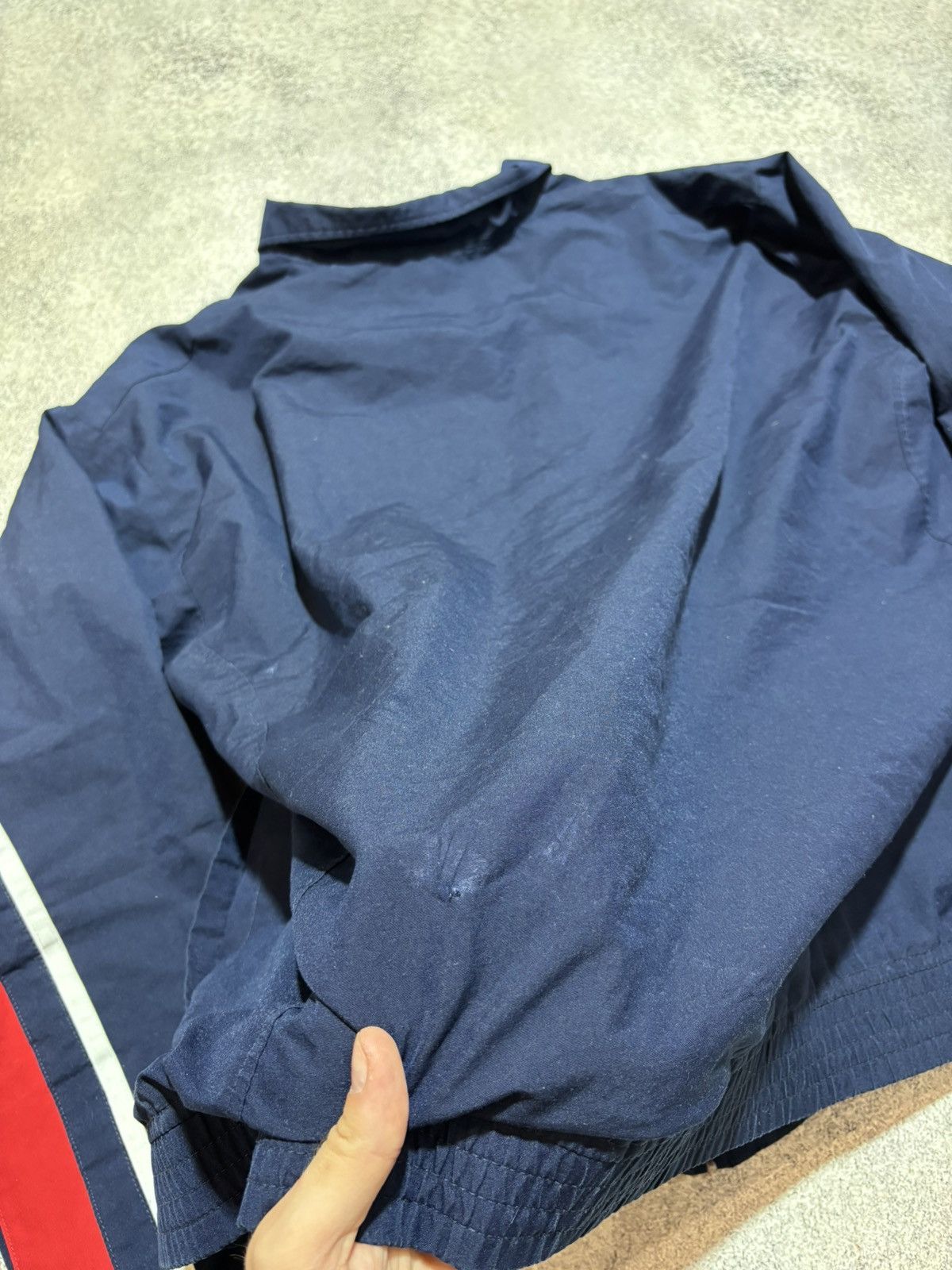Nike × Vintage Vintage Nike Jacket Zip Up Navy Blue Mens XL Size US XL / EU 56 / 4 - 11 Thumbnail