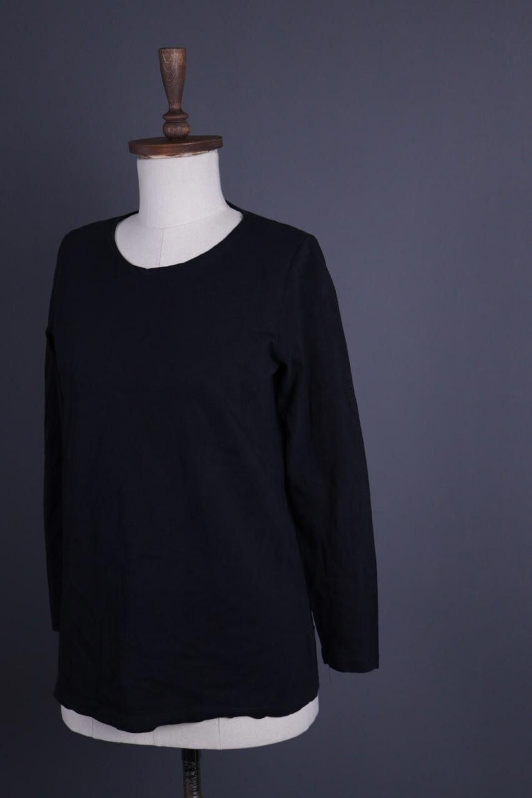 Designer Gudrun Sjoden Black Relaxed Tunic Blouson Dress Size S Size S / US 4 / IT 40 - 6 Thumbnail