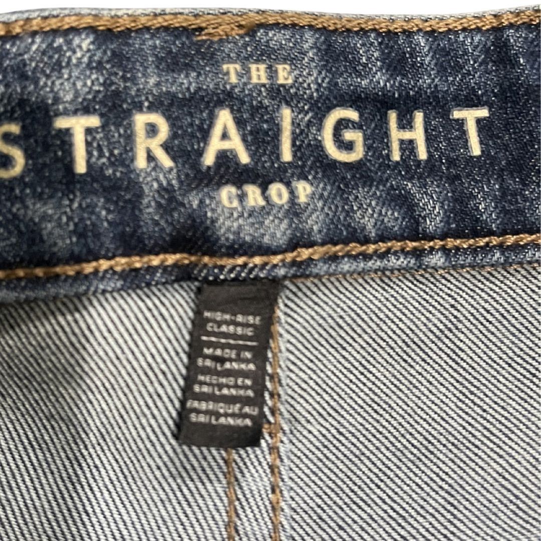 White House Black Market The Straight Crop Denim Women Jeans Size 8 Casual Chic Size 30" / US 8 / IT 44 - 3 Thumbnail