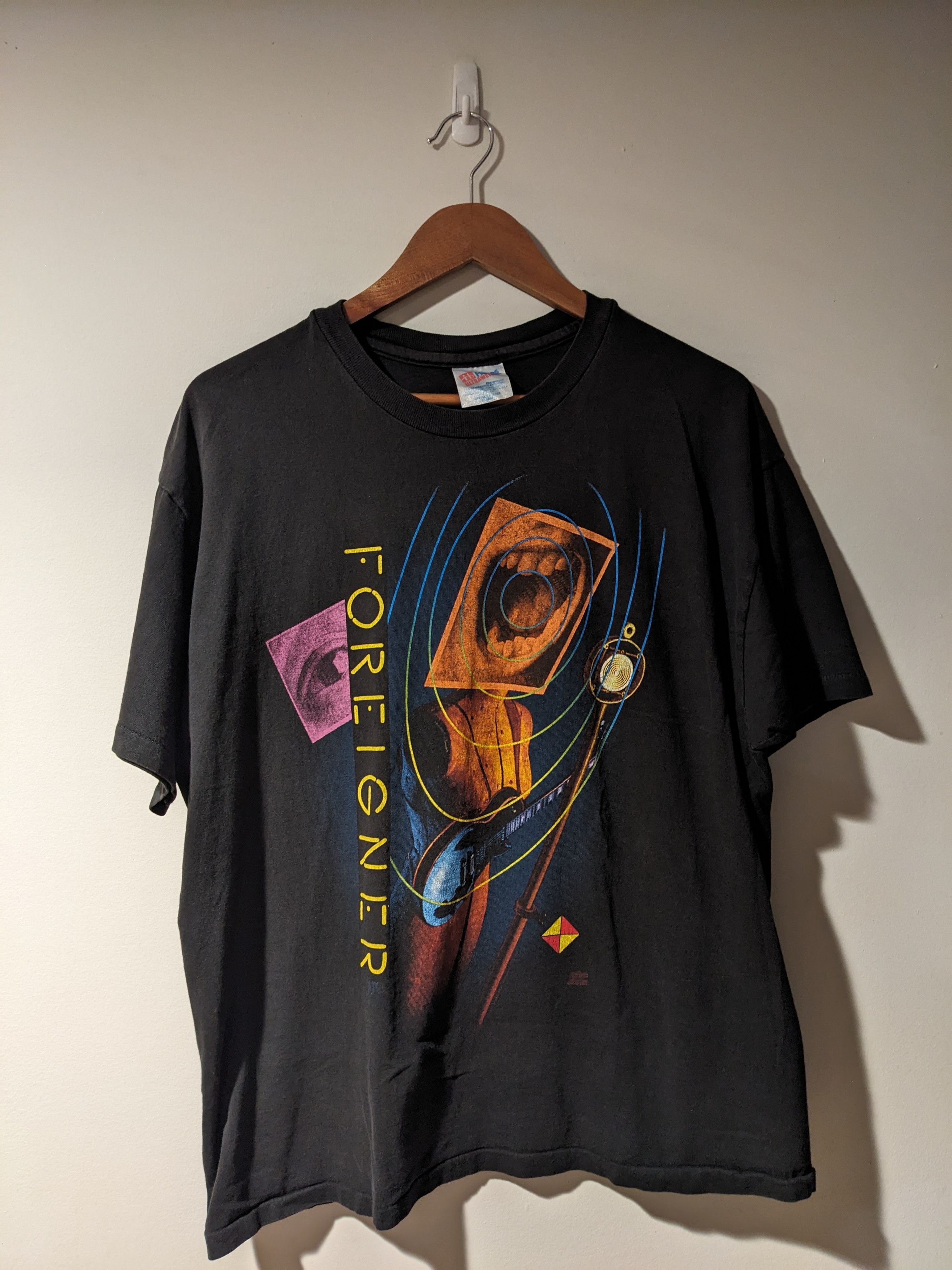 Band Tees × Vintage Vintage 1992 Foreigners Reunion World Tour X-Large T-Shirt Size US XL / EU 56 / 4 - 1 Thumbnail
