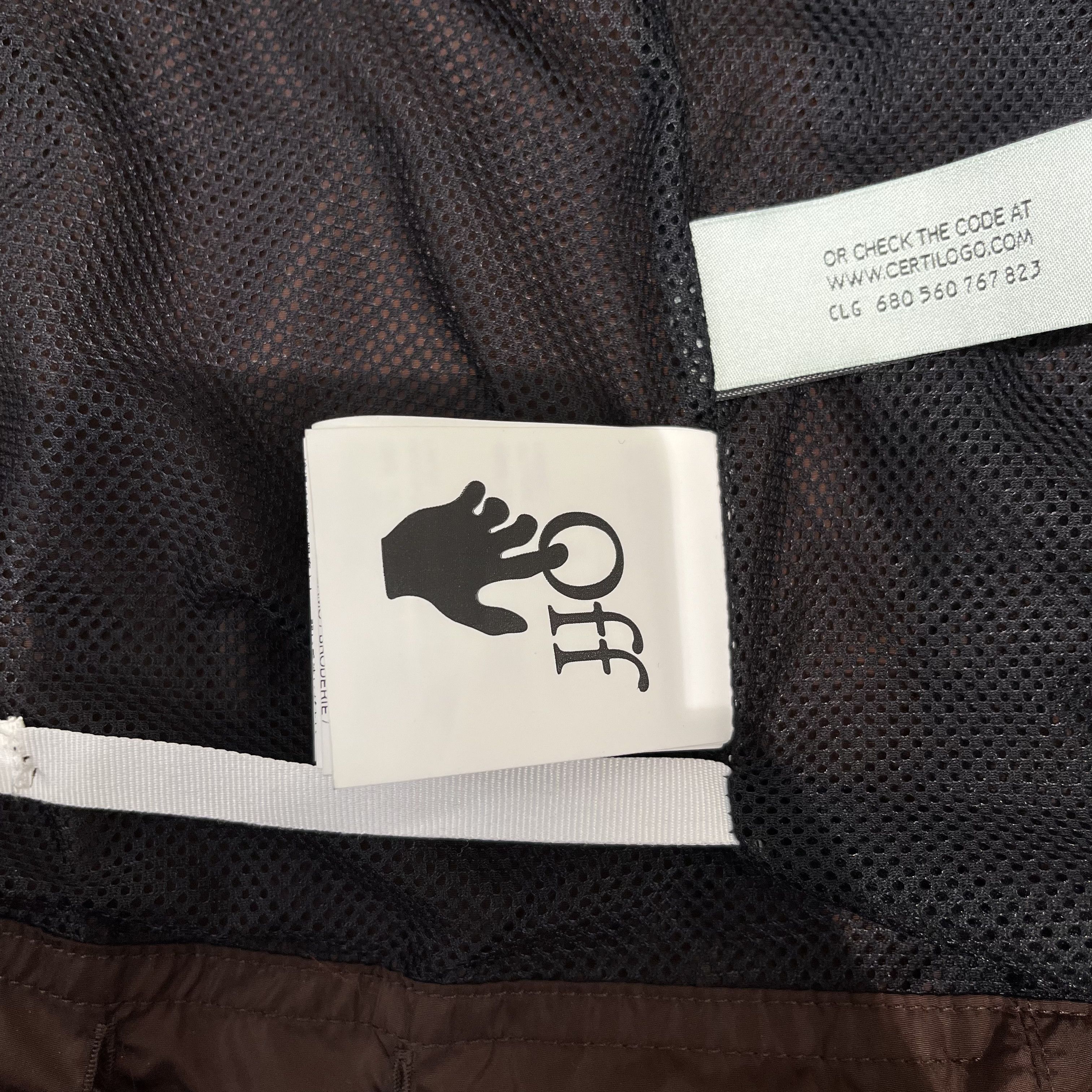 Off-White Off White Zip Up Funnel Jacket Brown/Red Size US M / EU 48-50 / 2 - 7 Thumbnail