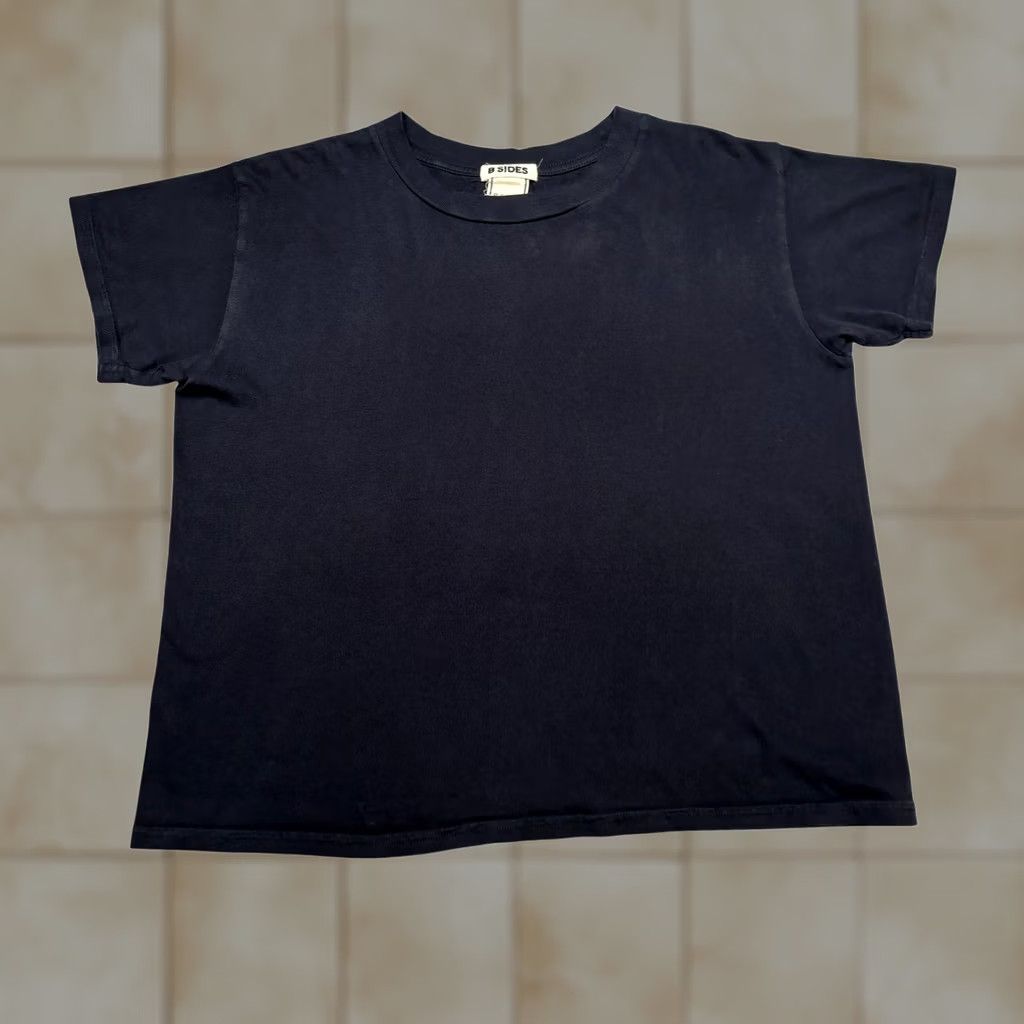 B Sides B Sides Blue Jean Tee Shirt Short Sleeve Oversized Boxy Retro Made in USA S Size S / US 4 / IT 40 - 1 Thumbnail