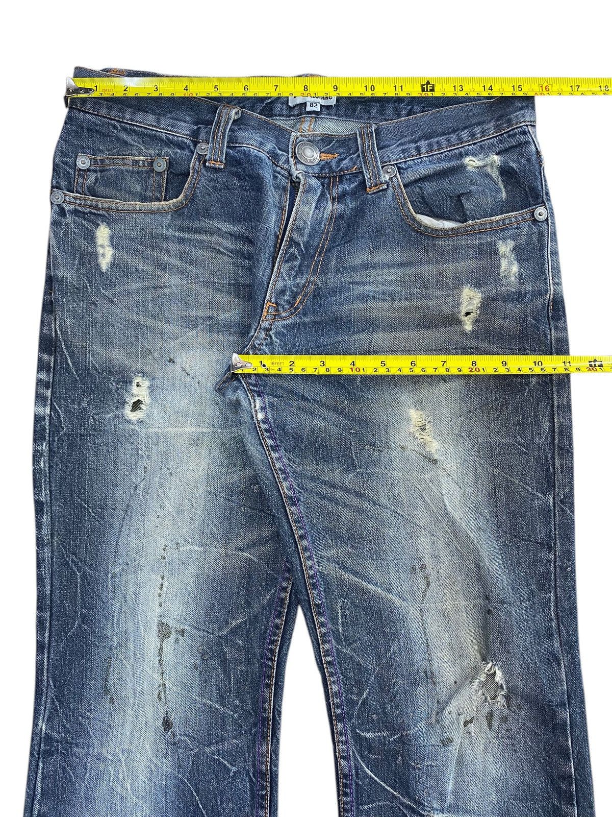 Japanese Brand Japanese Brand Thunder Wash Ripped Style Bootcut Jeans Size US 32 / EU 48 - 5 Thumbnail