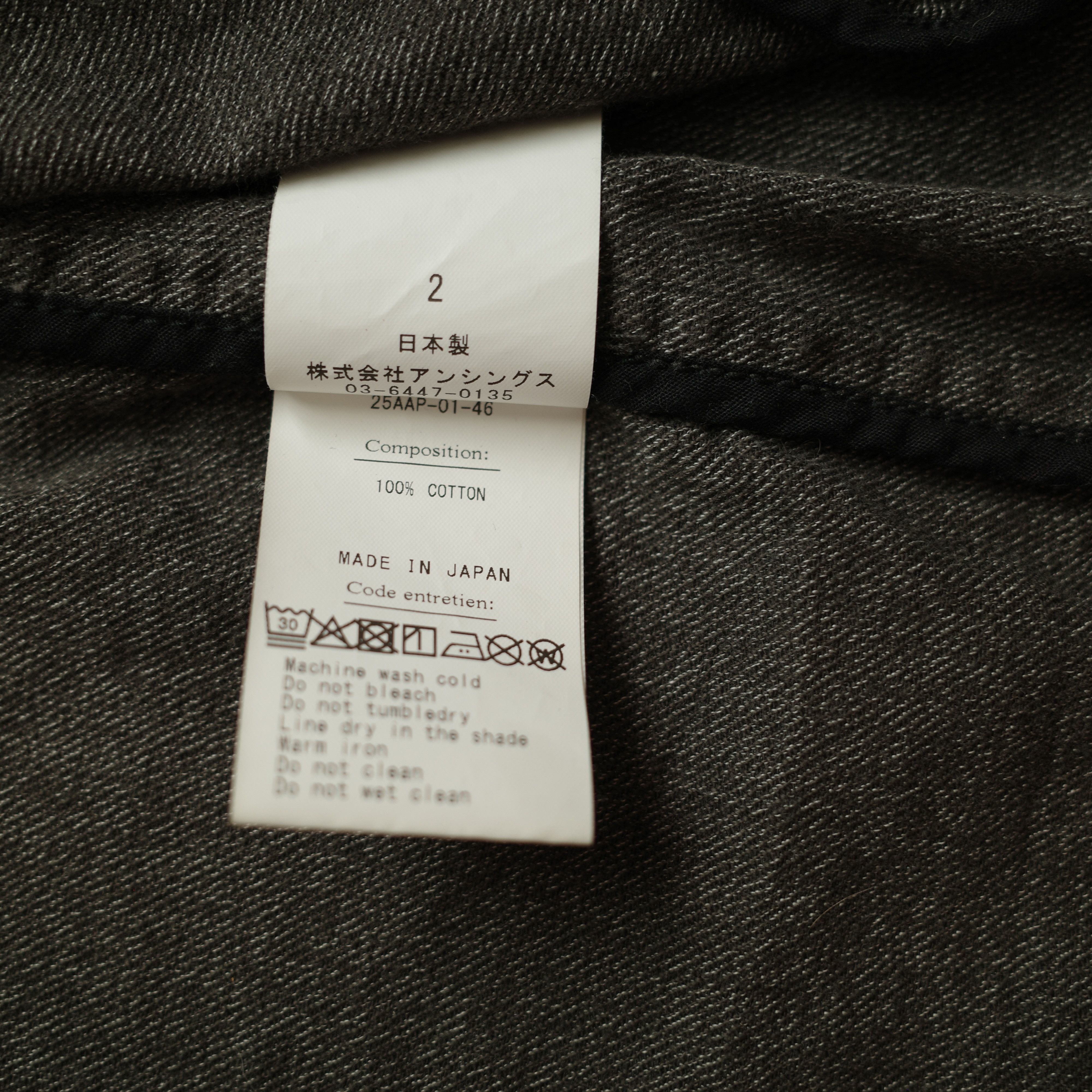 A.PRESSE Vintage Black Chambray Sports Jacket Size US M / EU 48-50 / 2 - 6 Thumbnail