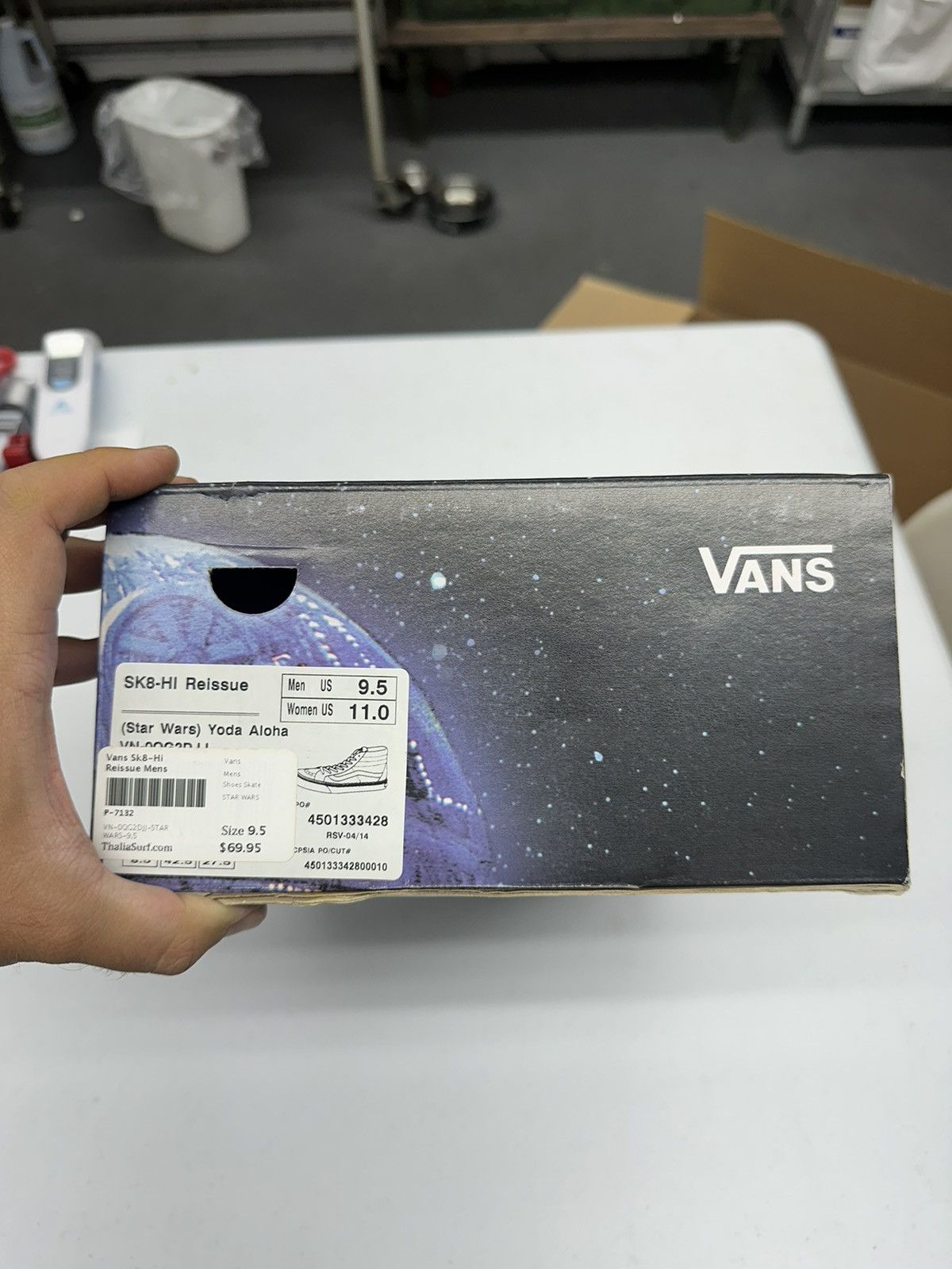 Star Wars × Vans Vans x Star Wars Yoda Aloha Sk8-Hi Reissue size 9.5 Size US 9.5 / EU 42-43 - 7 Thumbnail
