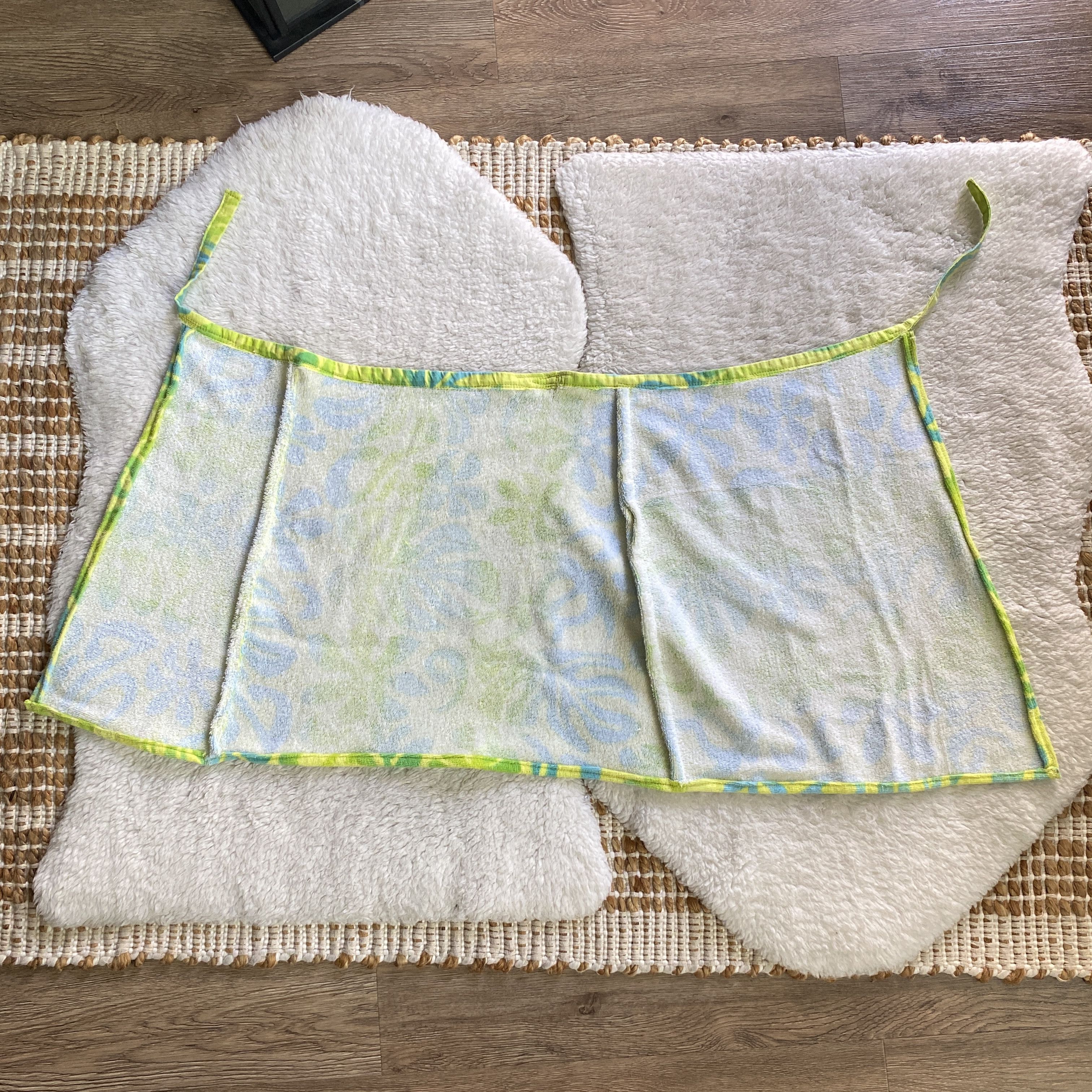 Other Handmade Y2K Tropical Towel Wrap Skirt XXS Size 22" - 3 Thumbnail