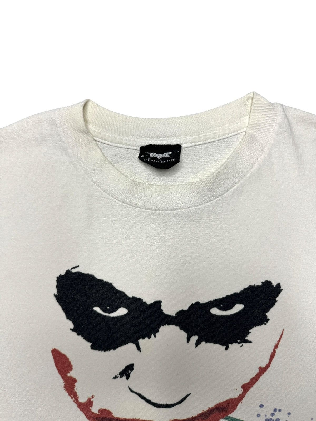 Vintage 2008 The Dark Knight Heath Ledger Joker Movie Tee Shirt Size US L / EU 52-54 / 3 - 3 Thumbnail