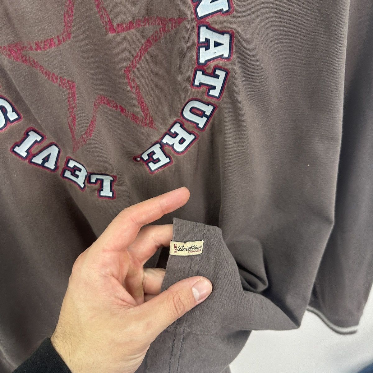 Levi's Vintage 90s Levi Strauss Signature Bleached longsleev levis Size US L / EU 52-54 / 3 - 6 Thumbnail