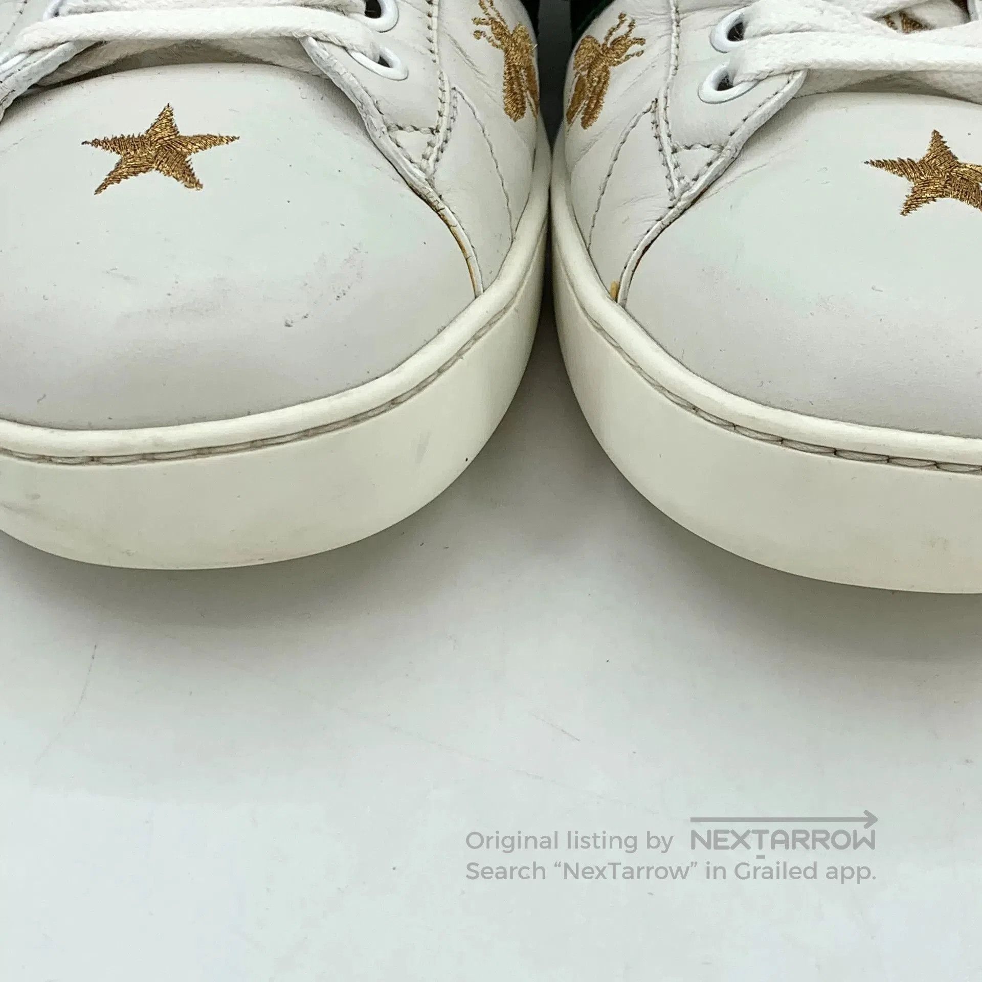 Gucci Gucci Ace White Bee Embroidery Sneakers. Size US 8 / EU 41 - 9 Thumbnail