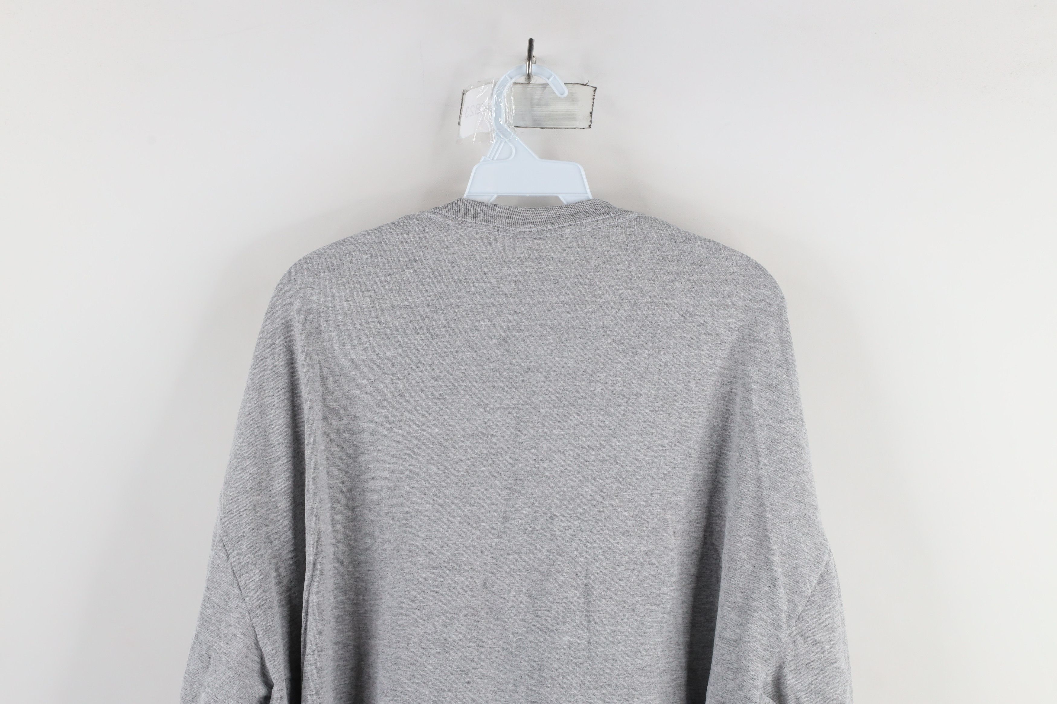 Vintage Vintage 90s Streetwear Penguin Long Sleeve T-Shirt Gray Size US XXL / EU 58 / 5 - 9 Thumbnail