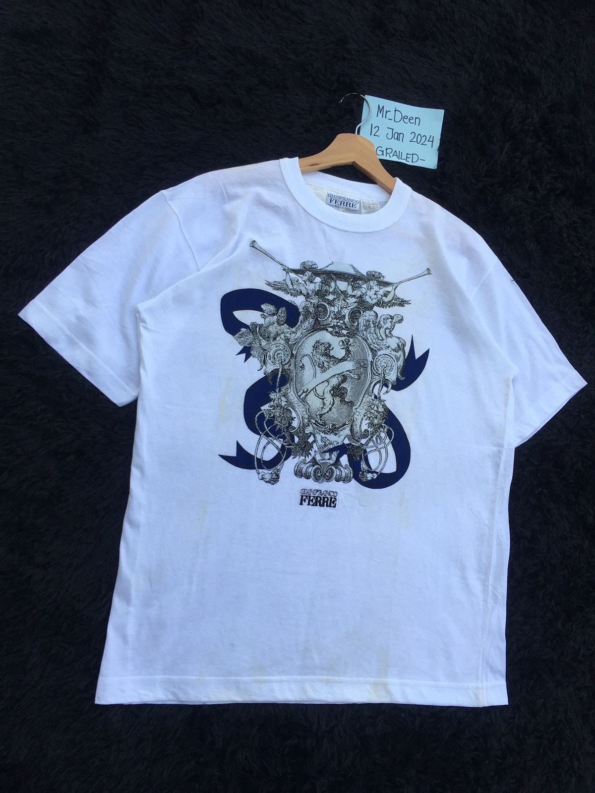 Gianfranco Ferre Rare Vintage Gianfranco Ferre Italy Tshirt Size US L / EU 52-54 / 3 - 3 Thumbnail
