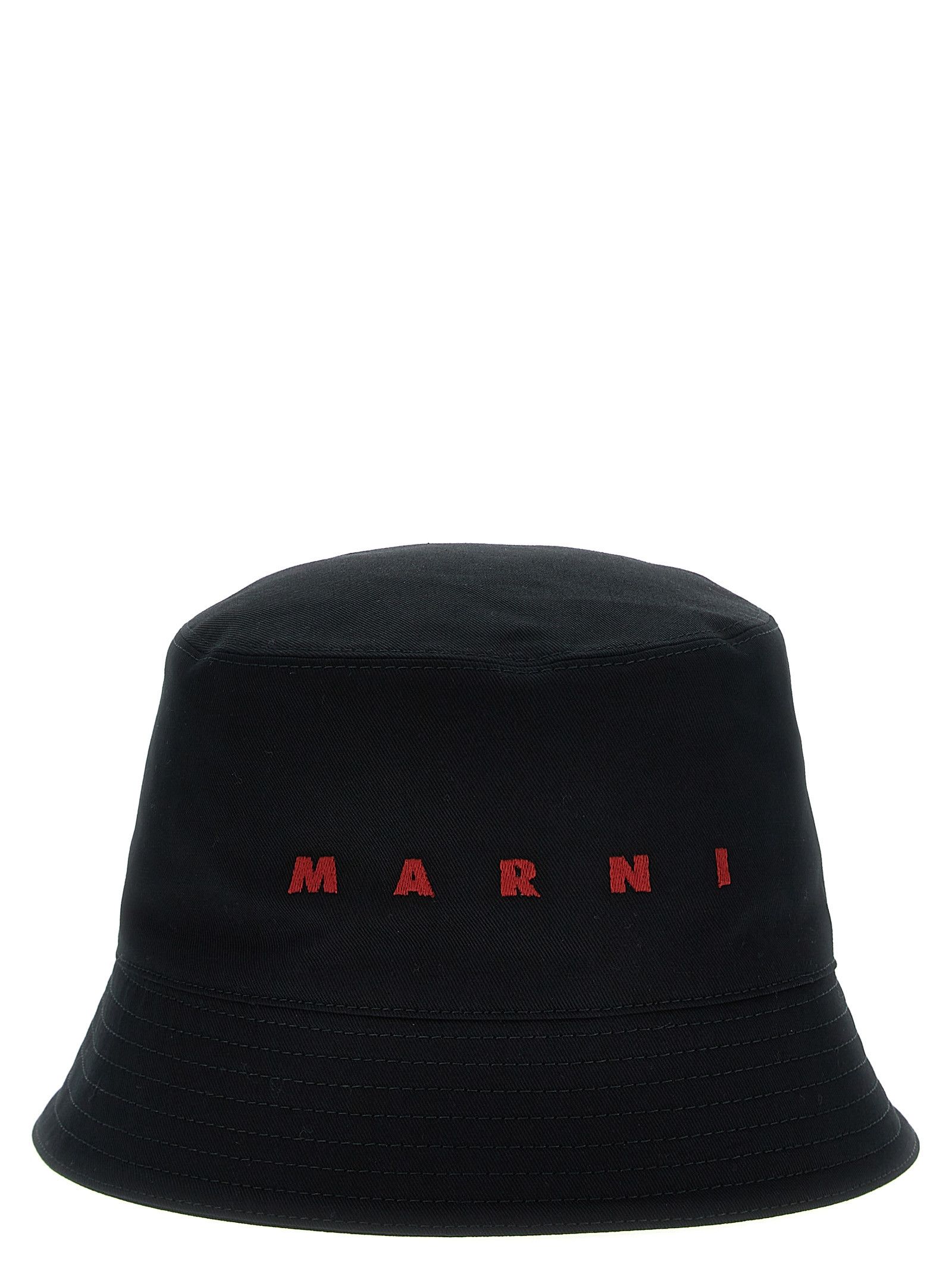 Marni Logo embroidery bucket hat Size ONE SIZE - 1 Thumbnail