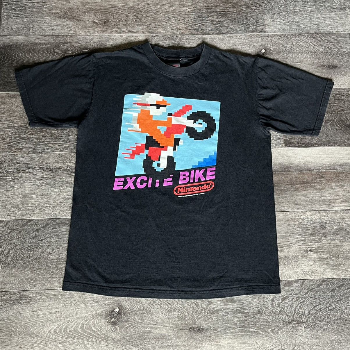 Nintendo Vintage 2003 Nintendo Excitebike Video Game Graphic T Shirt Size US M / EU 48-50 / 2 - 1 Thumbnail