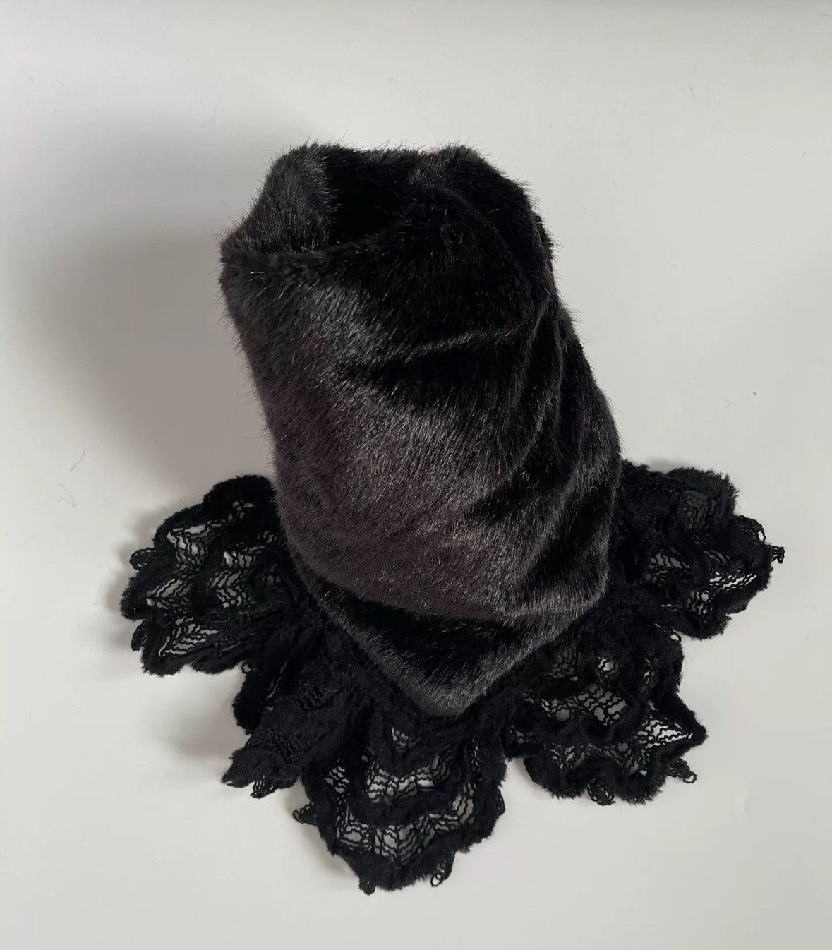 Comme des Garcons comme des garçons Tricot fur knit hat Size ONE SIZE - 4 Thumbnail