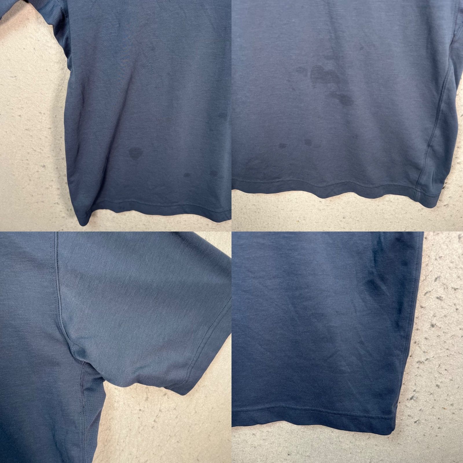 Uniqlo Uniqlo Mens L Dry Ex Navy Blue Performance T Shirt Athletic Shirt Crew Neck Short Sleeve Blue Logo Made in USA Size US L / EU 52-54 / 3 - 8 Thumbnail