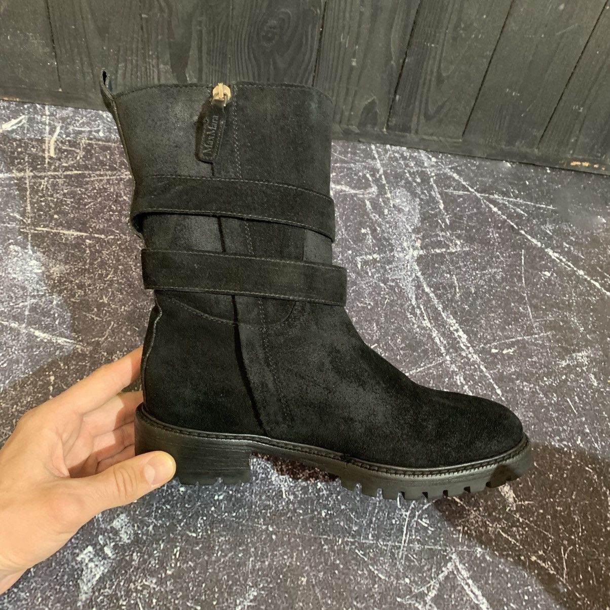Max Mara Max Mara Women’s Suede Black Boots size 36 Size US 6 / IT 36 - 10 Thumbnail