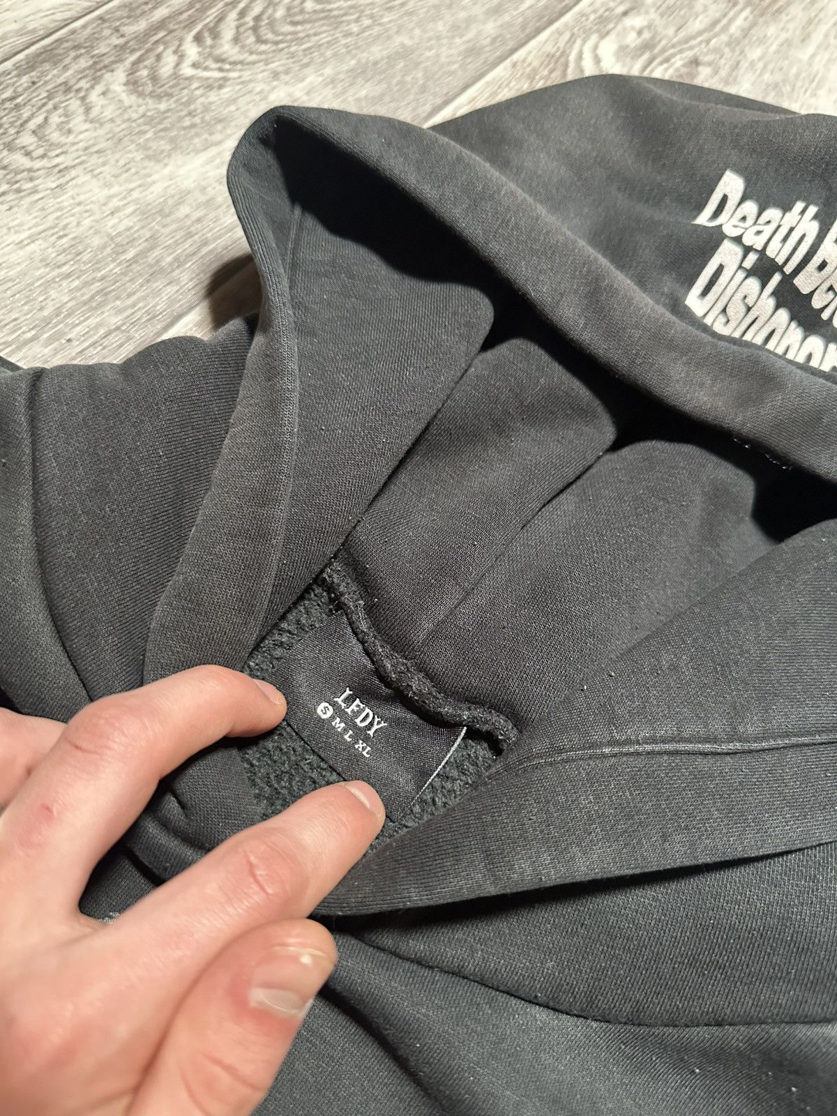 LFDY LFDY Lfdy Death Before Dishonor Avant Garde Rare Hoodie Size US S / EU 44-46 / 1 - 6 Thumbnail