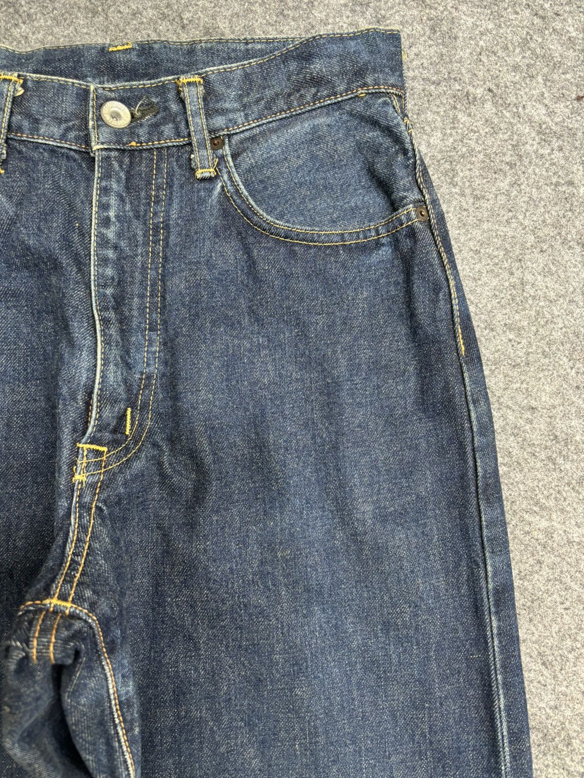 Japanese Brand 💥90s Wide Style💥Vintage Edwin 505 Selvedge Wide Denim F576 Size US 27 - 4 Thumbnail
