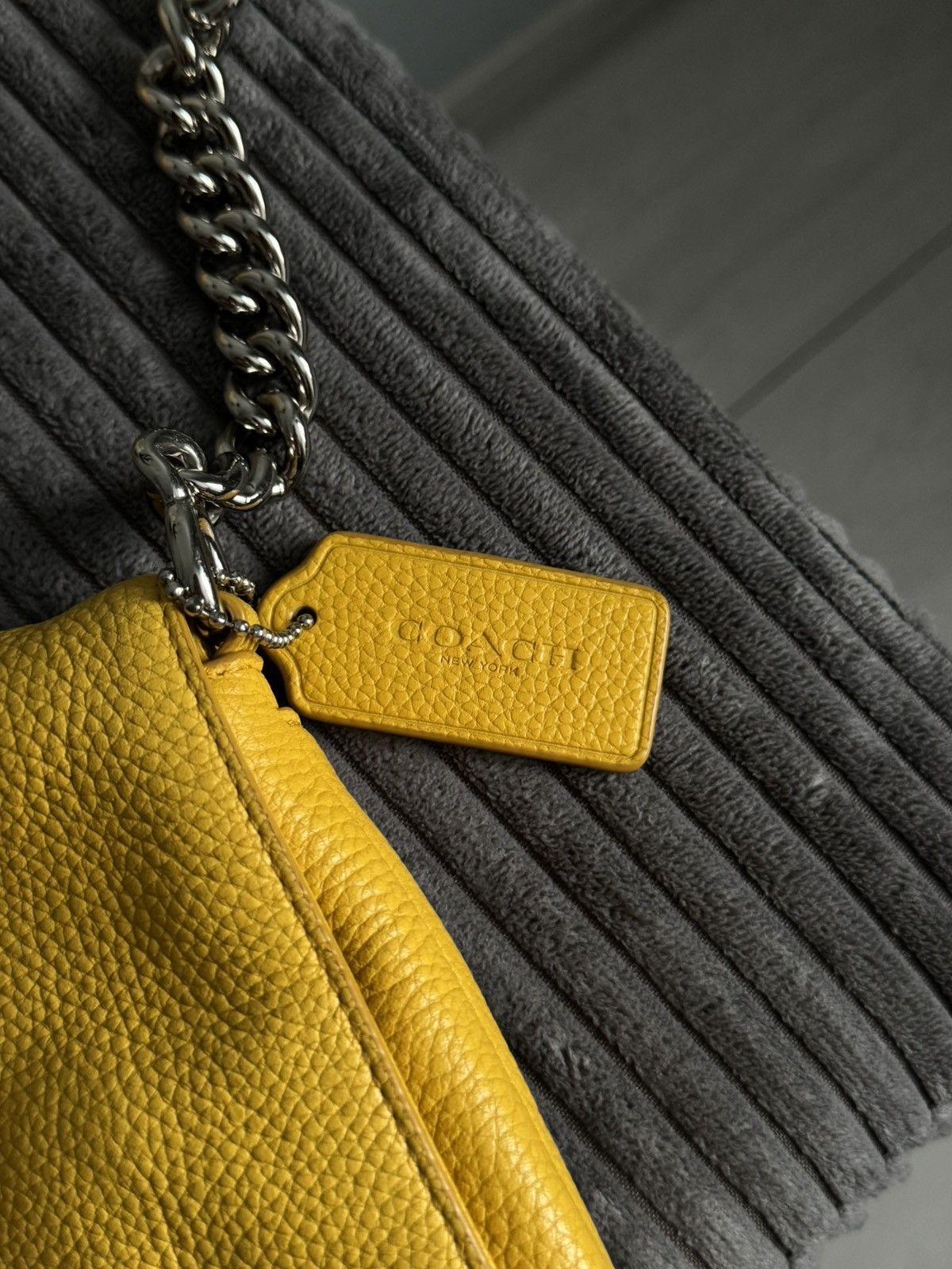 Coach Coach Crosstown Yellow Crossbody Leather Luxury Bag Size ONE SIZE - 5 Thumbnail