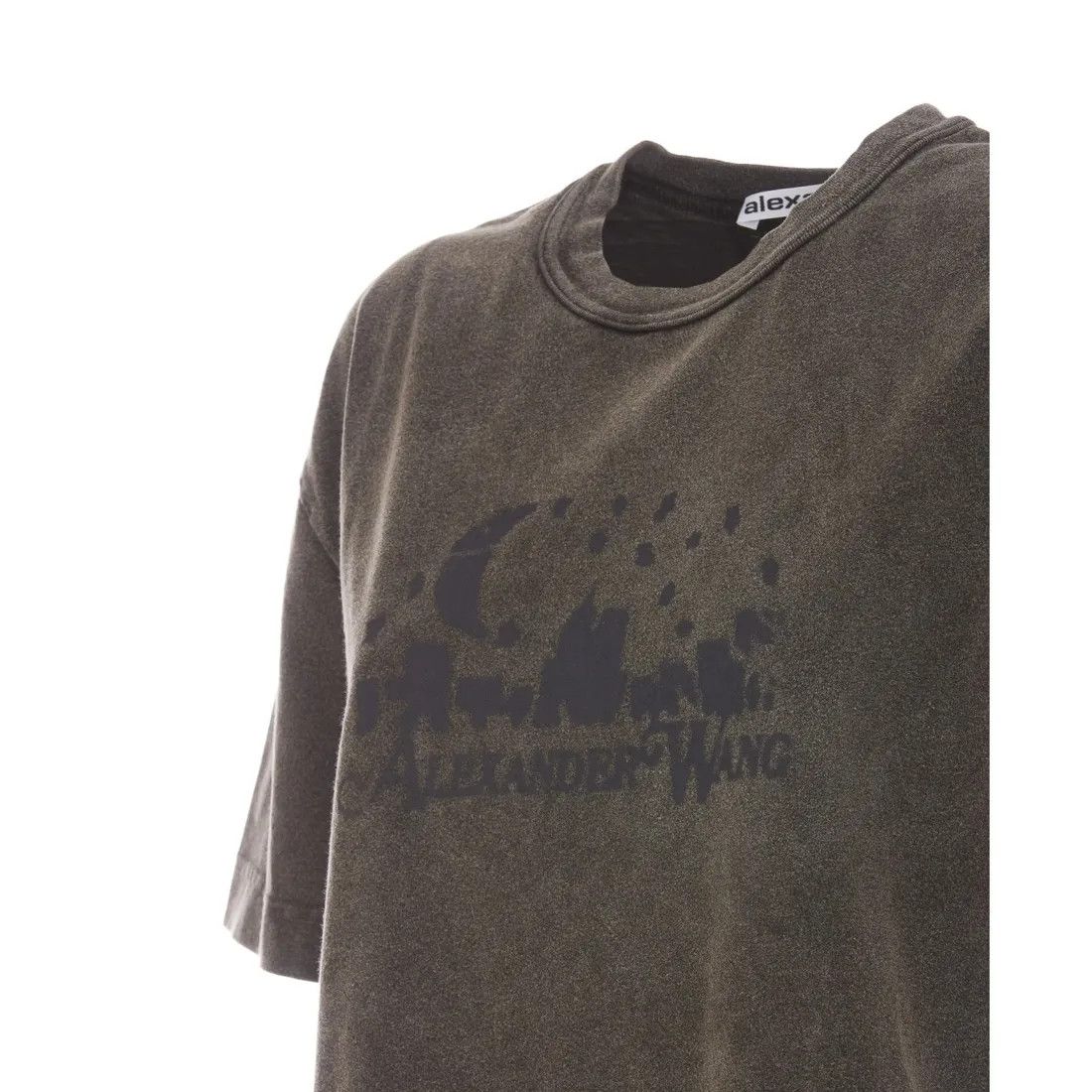 Alexander Wang o1s22i1n0225 Vintage Skyline T-Shirt in Grey Size M / US 6-8 / IT 42-44 - 2 Thumbnail