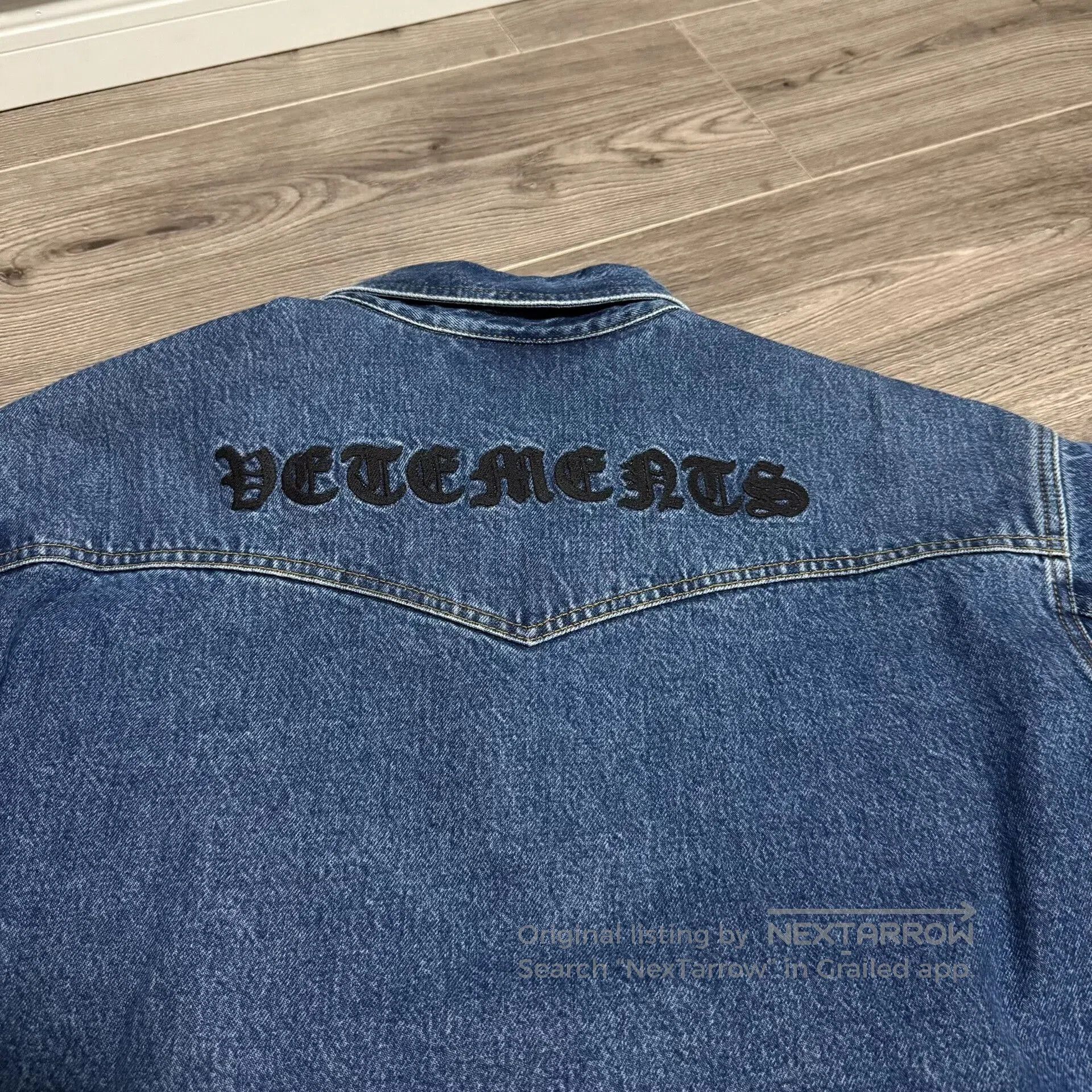 Vetements VETEMENTS Denim Shirt Jacket XS. Size US XS / EU 42 / 0 - 9 Thumbnail