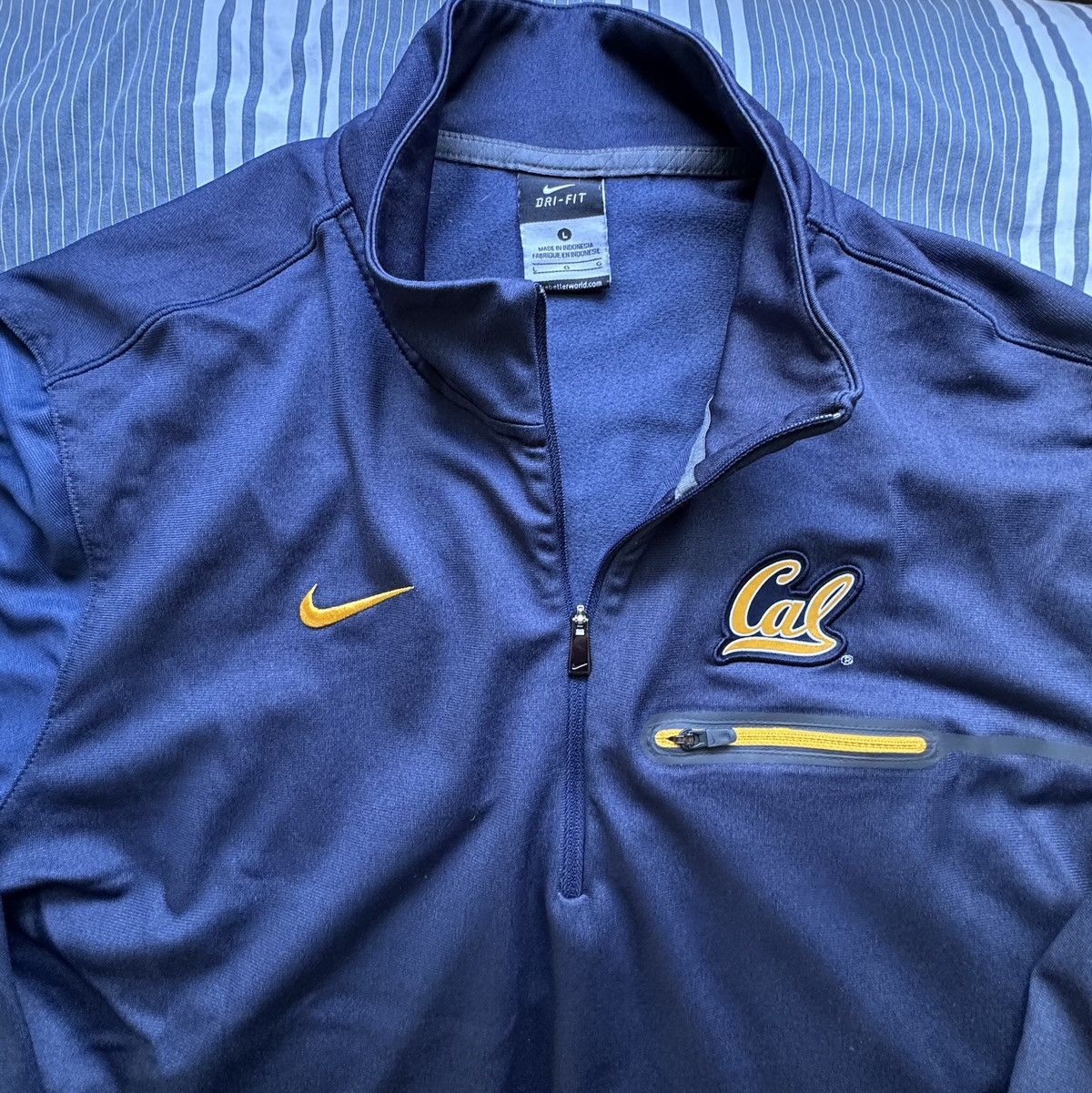 Nike Vintage Nike UC Berkeley Quarter Zip Size US L / EU 52-54 / 3 - 2 Thumbnail