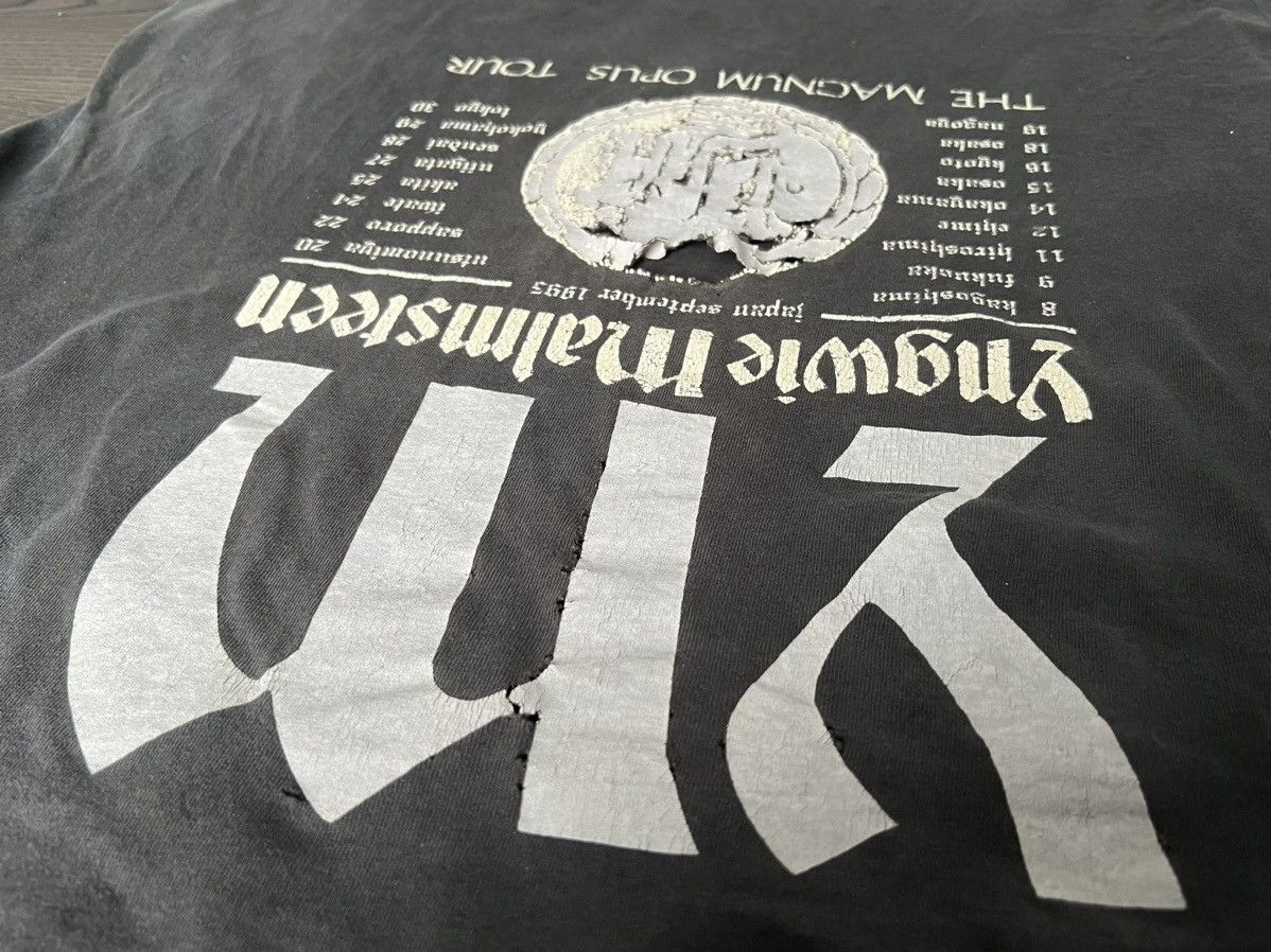 Band Tees × Vintage Vintage Trashed Yngwie Malmsteen The Magnum Opus 95 Tour Tee Size US XL / EU 56 / 4 - 7 Thumbnail