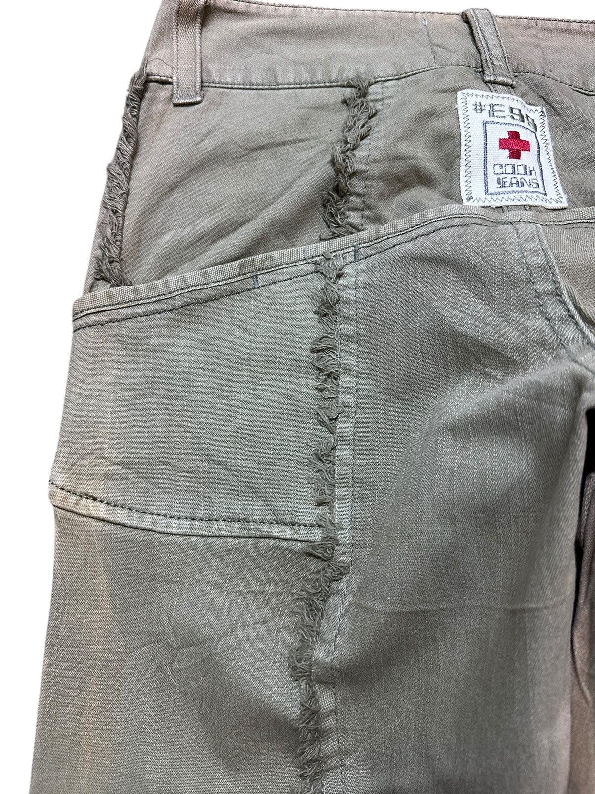 Cook Jeans Vintage Cook Jeans Furry Bleached Avant Garde Denim Size US 27 - 7 Thumbnail
