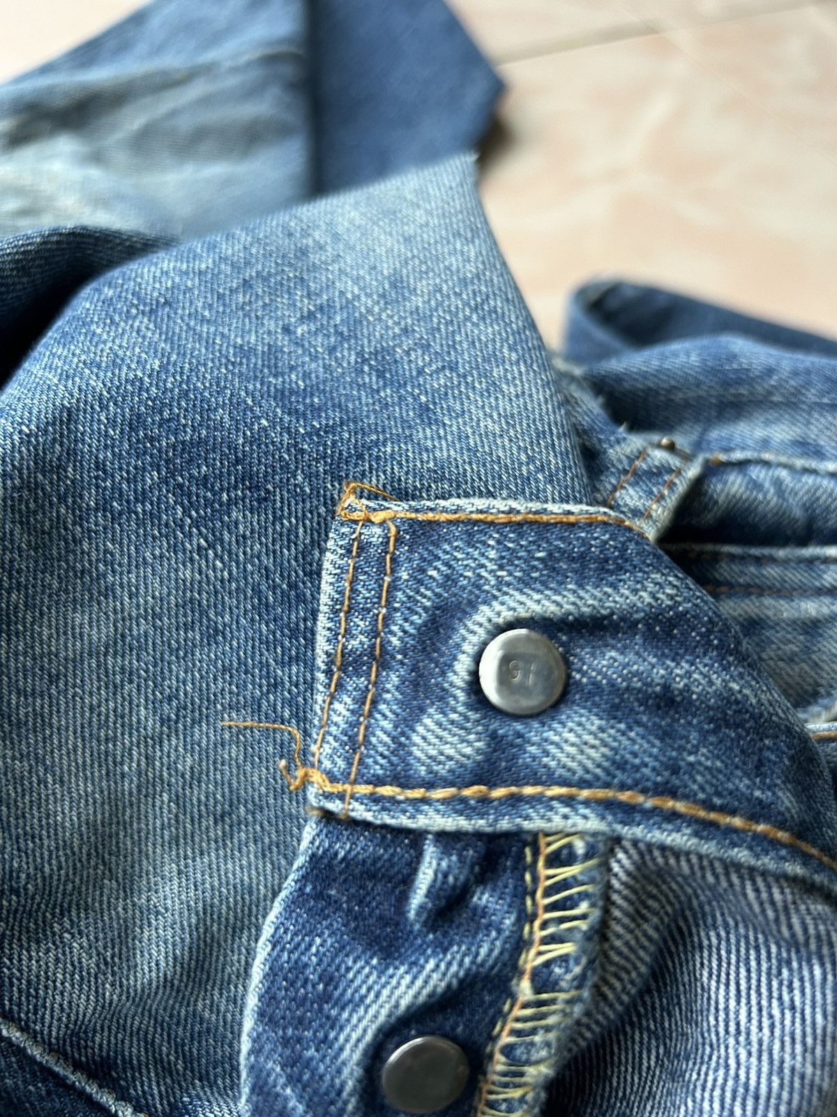 Levi's Vintage 60’s Levi’s 501 Big E #16 Selvedge Jean Size US 34 / EU 50 - 9 Thumbnail