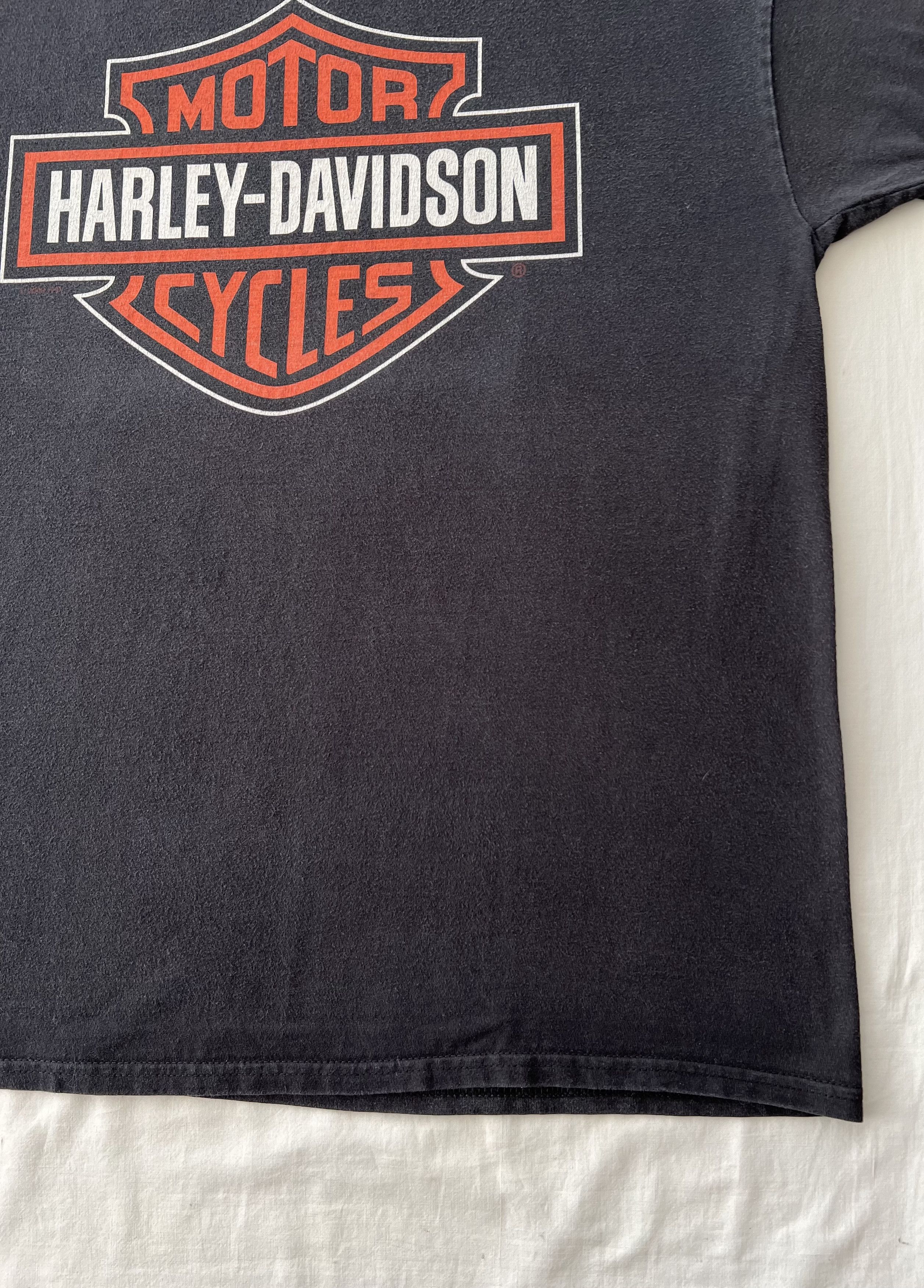 Harley Davidson Vintage 2009 Harley Davidson Switzerland Black T-shirt Size US L / EU 52-54 / 3 - 10 Thumbnail