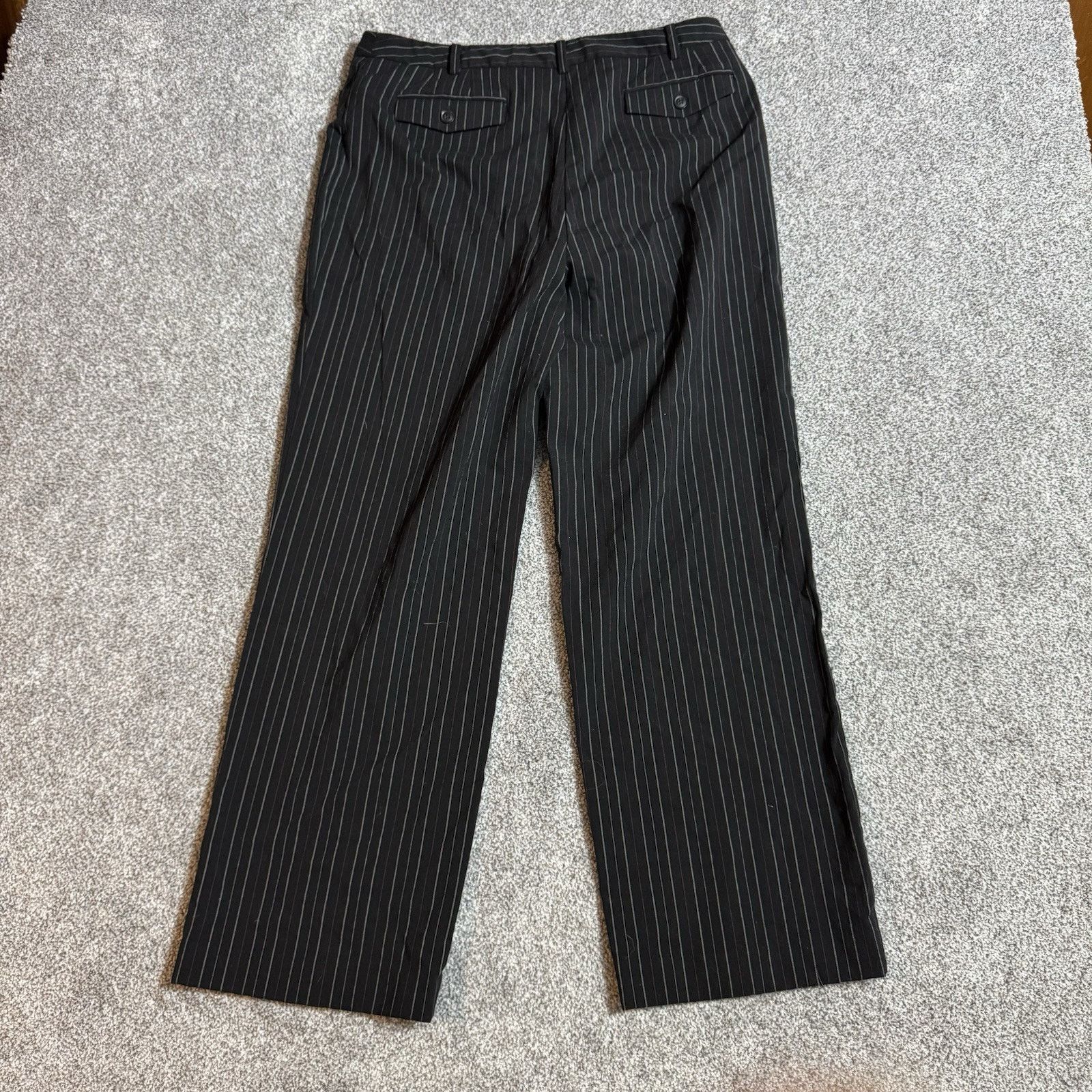 Evan Picone Evan Picone Dress Pants Womens 12 Pinstripe Office Chic Size 34" / US 12 / IT 48 - 10 Thumbnail
