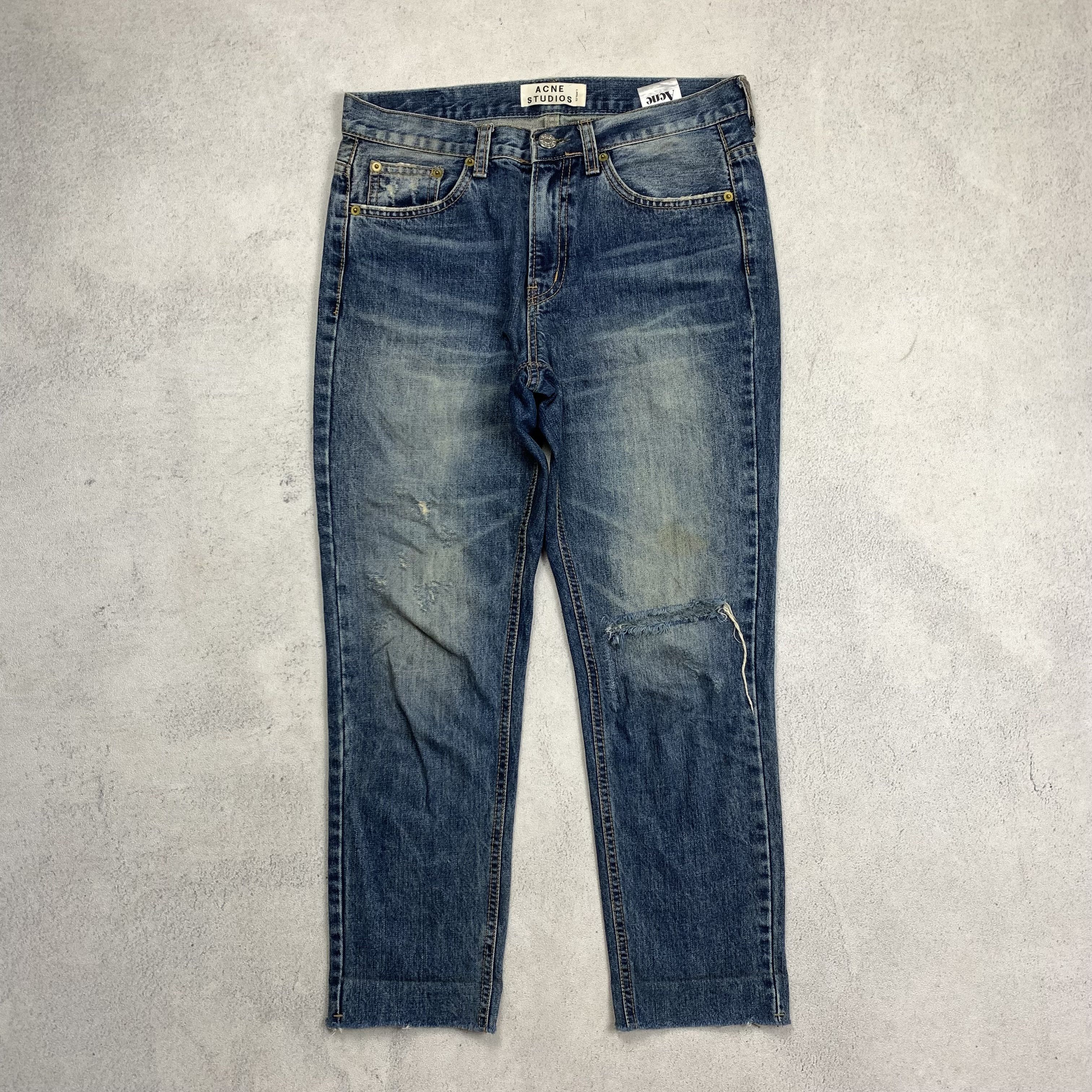 Acne Studios Acne Studios Distressed Denim Size US 30 / EU 46 - 1 Thumbnail