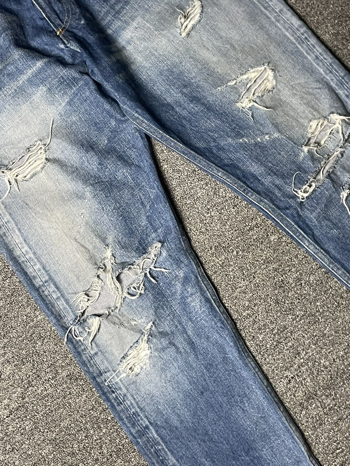 URBAN RESEARCH DOORS × Vintage URBAN RESEARCH Ripped Denim Jeans (91) Size US 32 / EU 48 - 3 Thumbnail