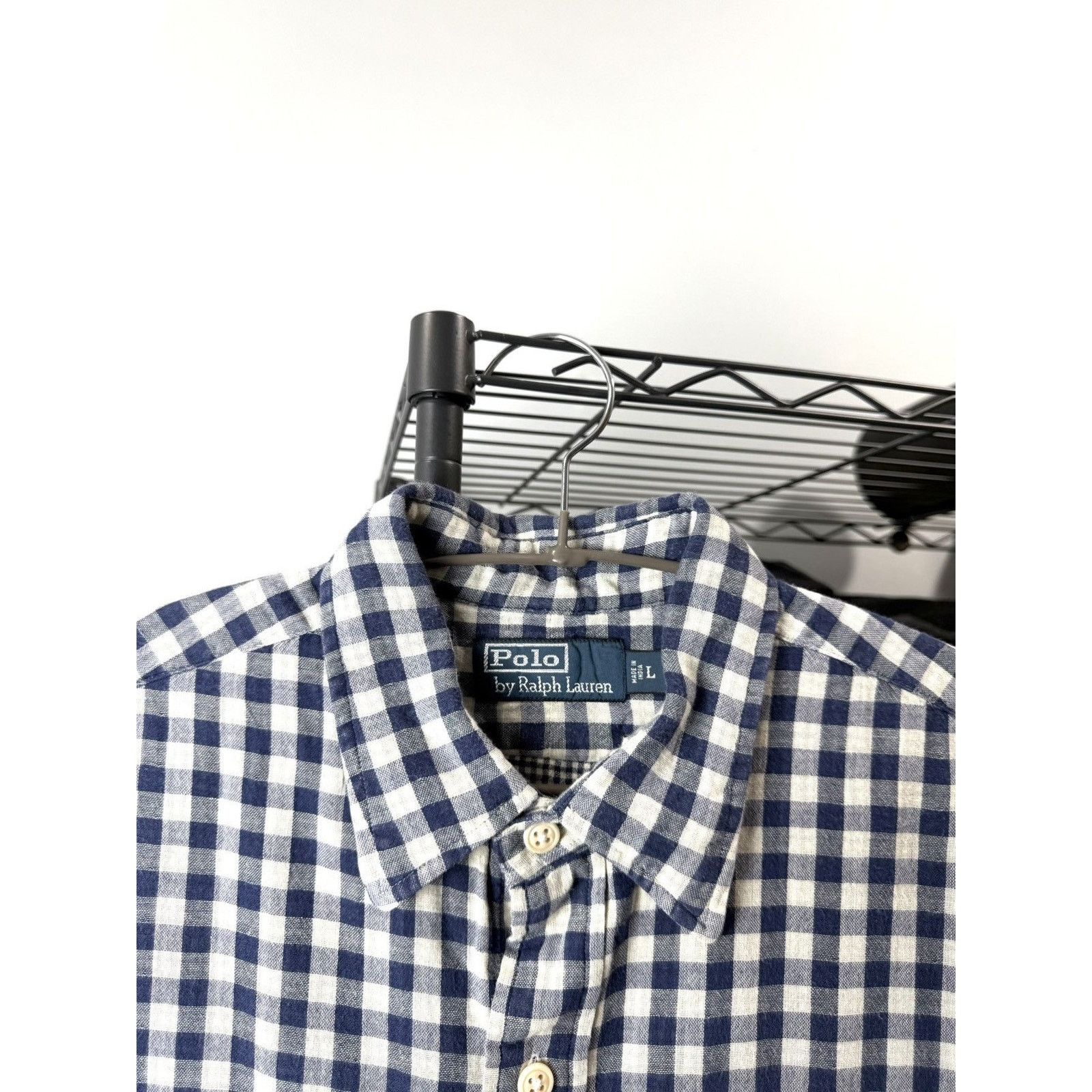 Polo Ralph Lauren Rare Vintage Polo Ralph Lauren Shirt Linen Style Size US L / EU 52-54 / 3 - 5 Thumbnail
