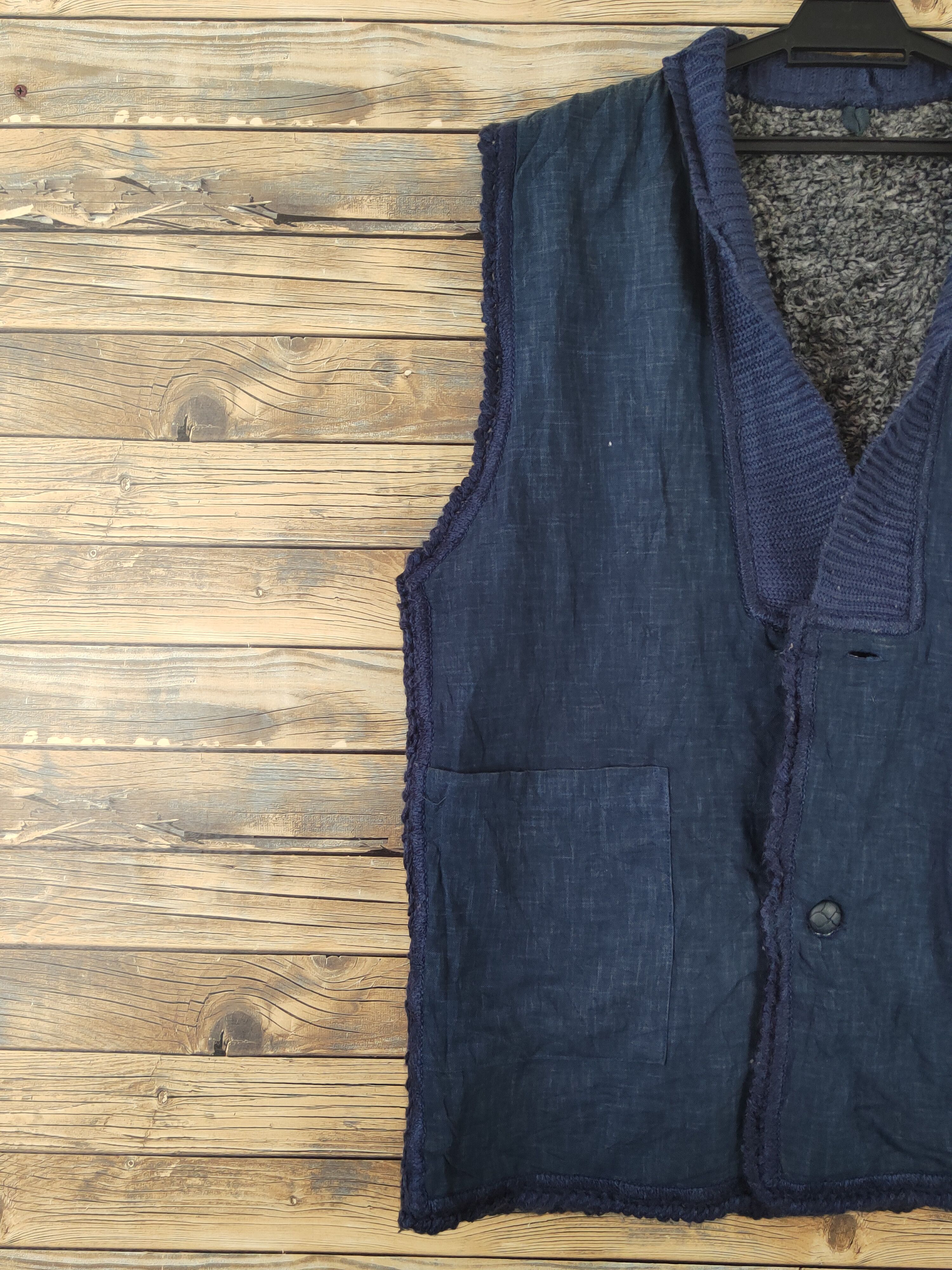 Other Vintage Collection Japanese Brand Navy Vests Size US L / EU 52-54 / 3 - 5 Thumbnail